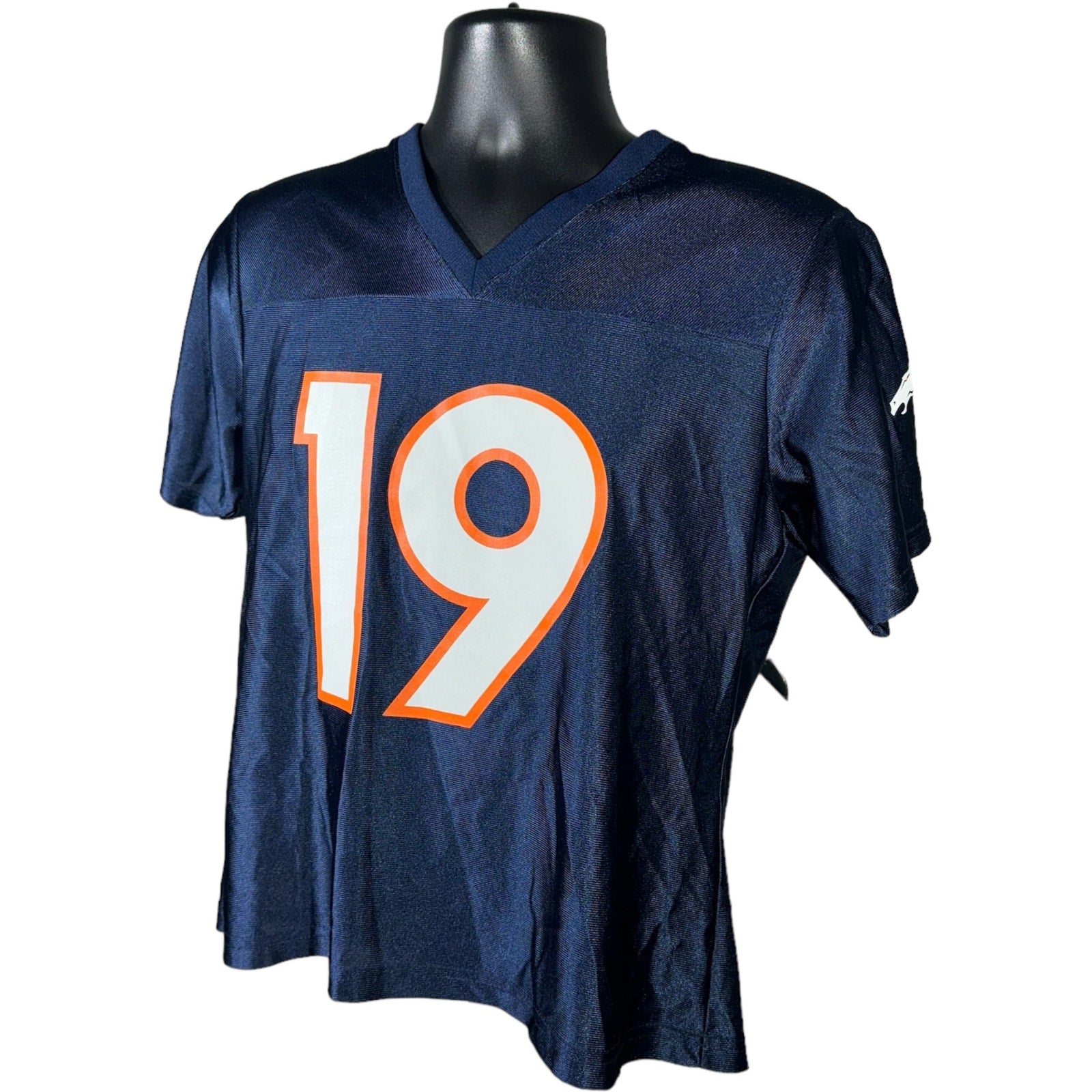 Collection of Women's Denver Broncos #19 Eddie Royal NFL Jersey in a gallery layout