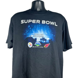 Collection of Super Bowl 43 Steelers Vs Cardinals NFL Tee in a gallery layout