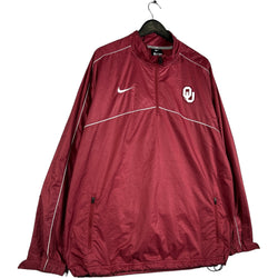 Collection of Nike University Of Oklahoma 1/2 Zip Windbreaker in a gallery layout