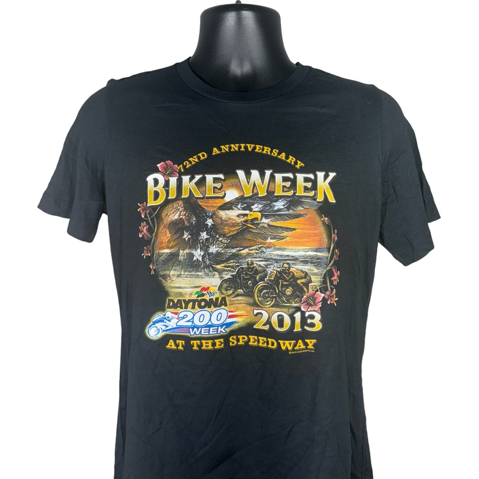 Collection of Daytona 72nd Anniversary Bike Week 2013 Tee in a gallery layout