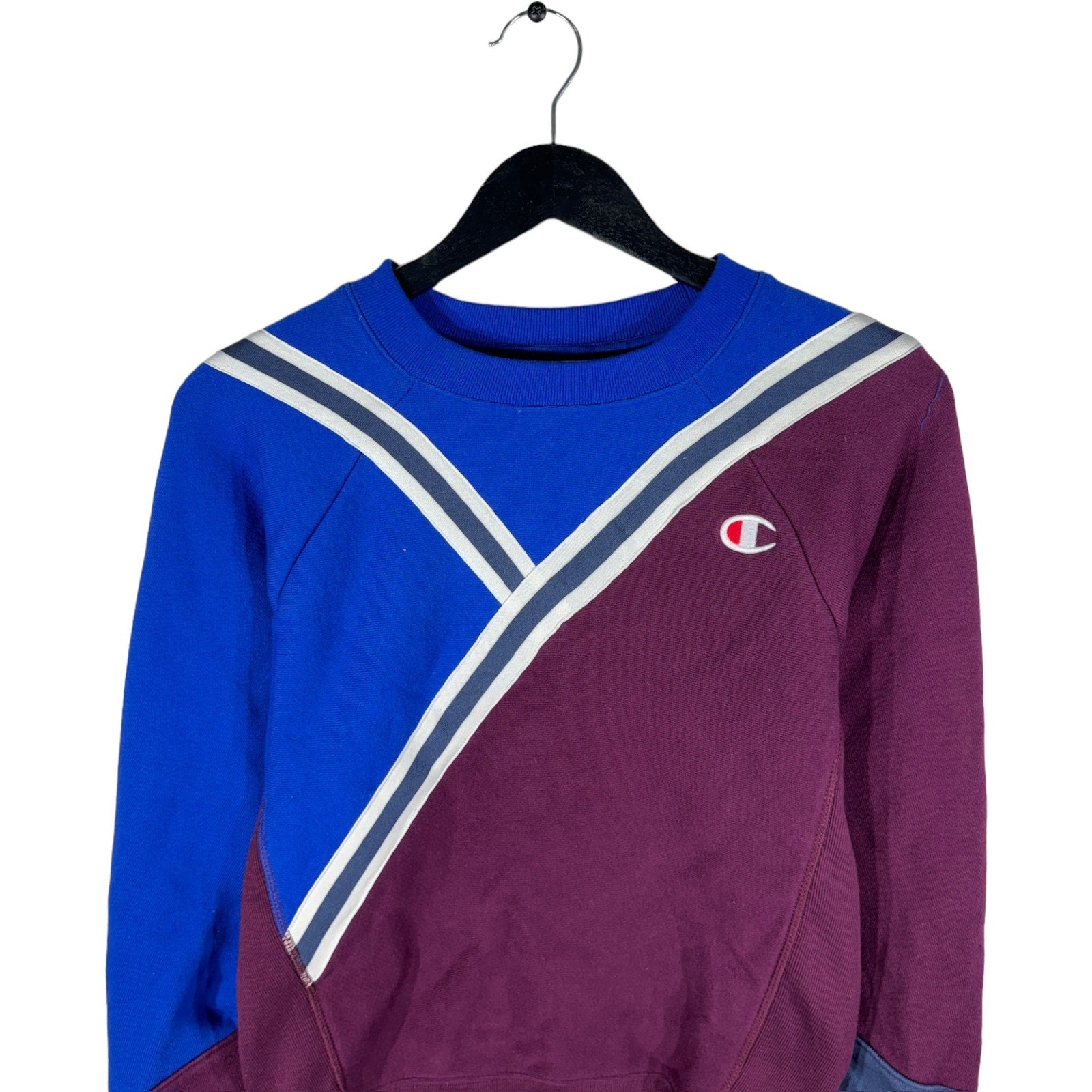 Collection of Champion Color Block Crewneck in a gallery layout