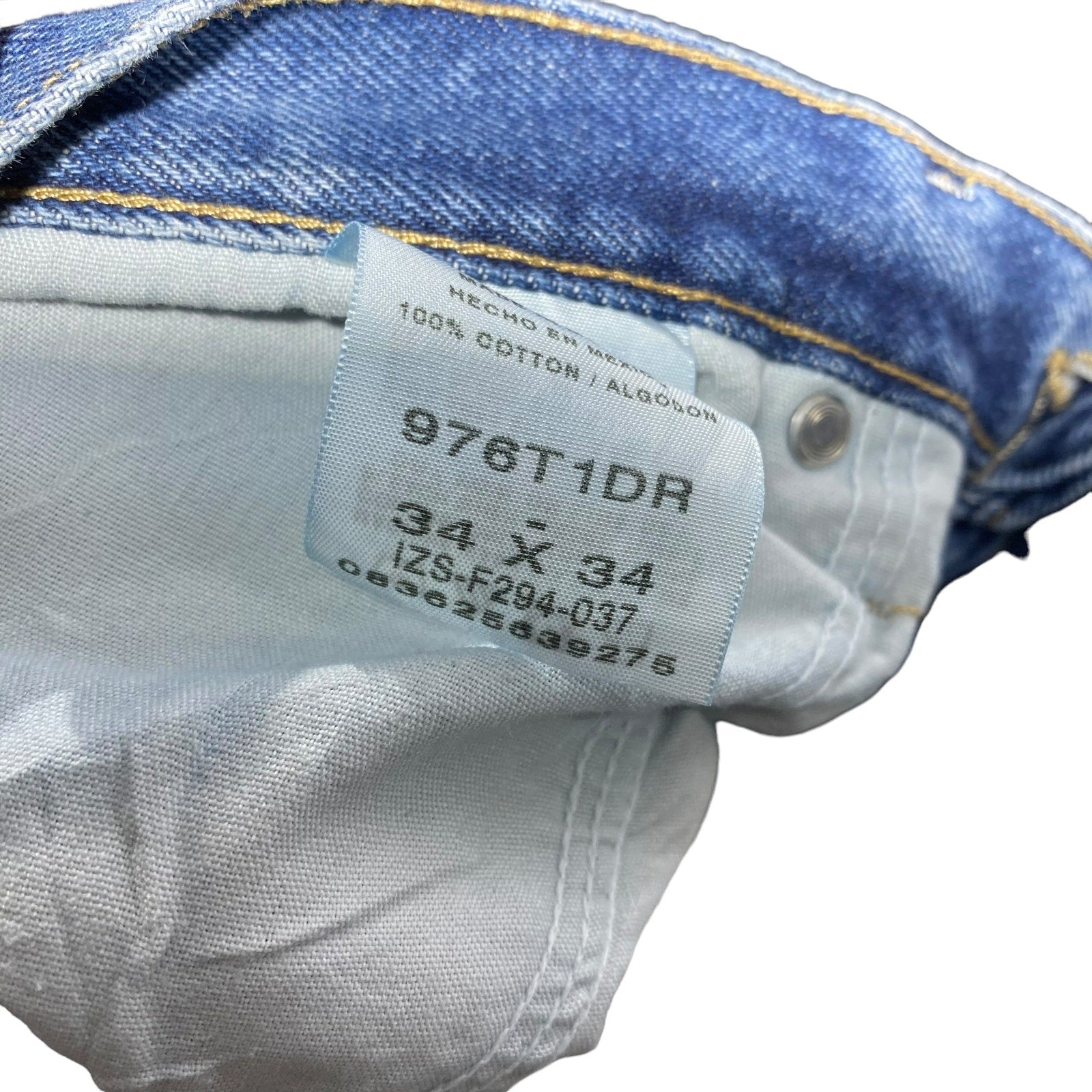 Collection of Wrangler Zip Fly Straight Leg Dark Wash Denim Pants in a gallery layout