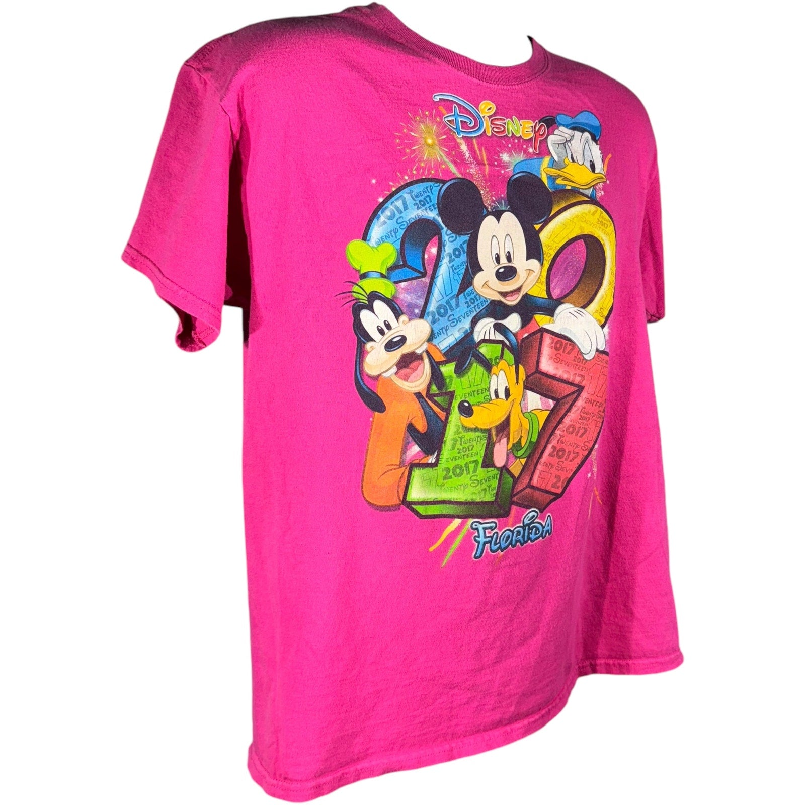 Collection of Women's Disney 2017 Mickey and Friends Florida Tee in a gallery layout