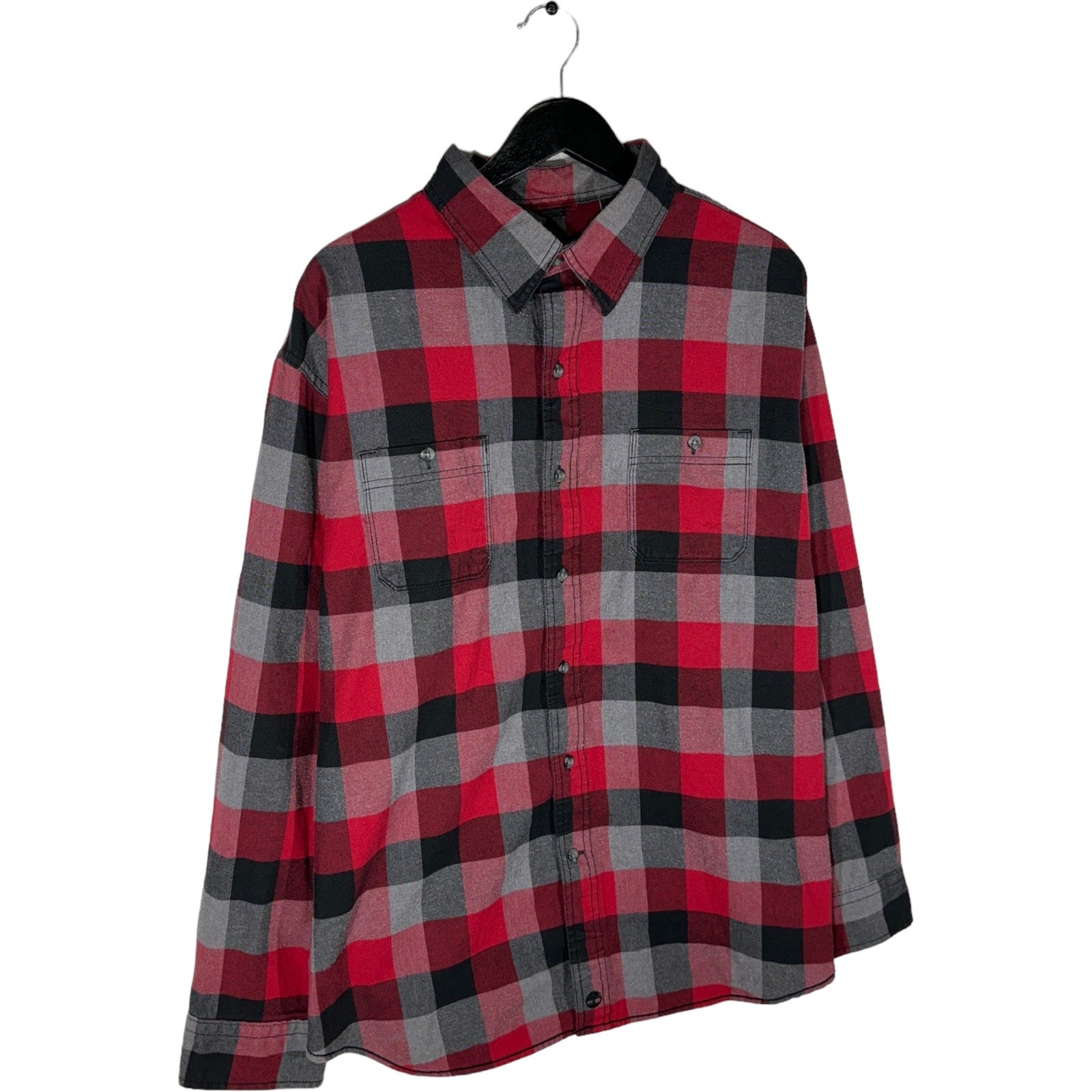Collection of Timberland Plaid Long Sleeve Flannel in a gallery layout