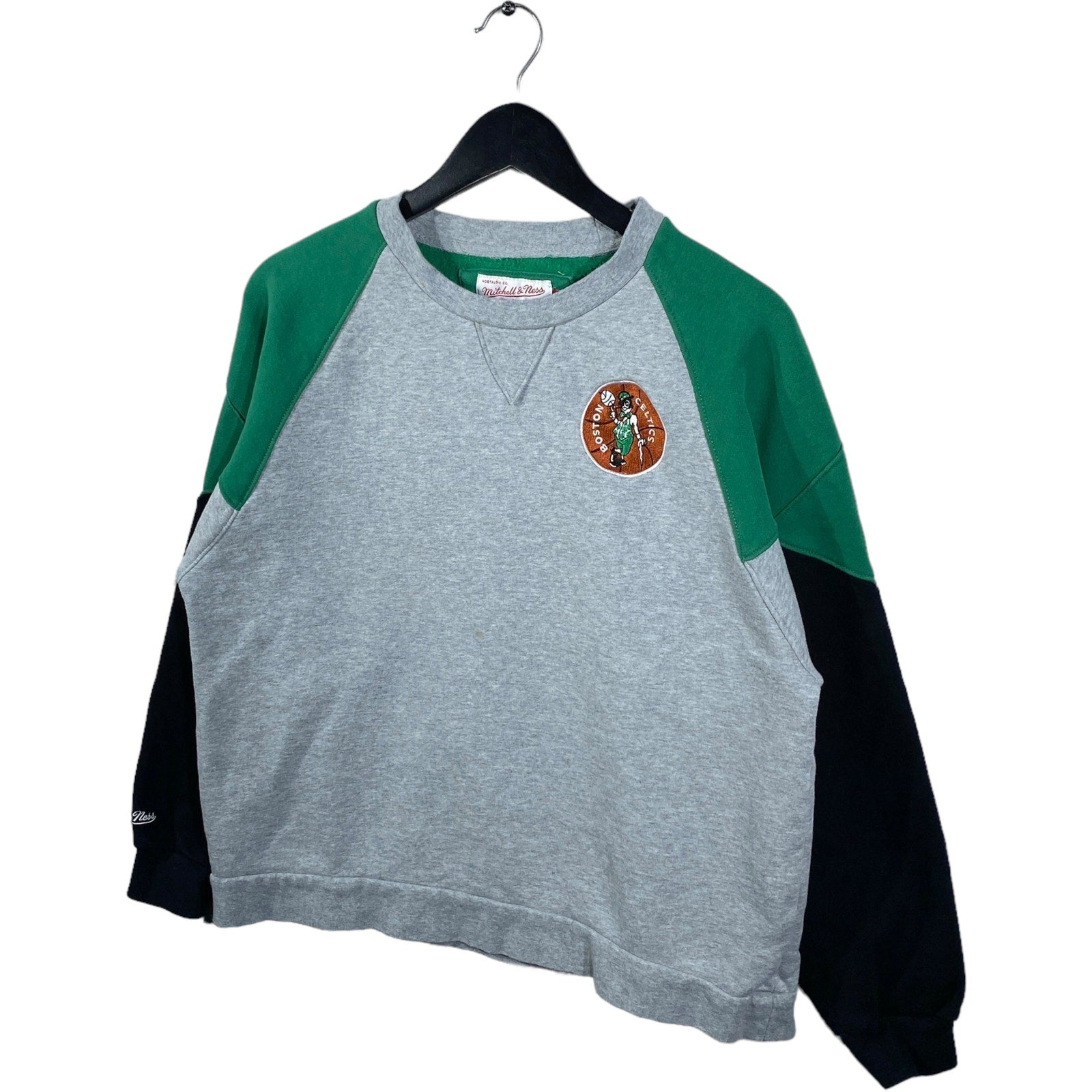 Collection of Boston Celtics Color Block NBA Crewneck in a gallery layout