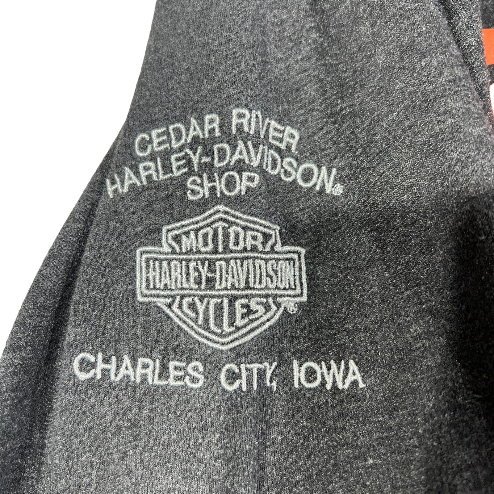 Collection of Harley Davidson Iowa Full Zip Hoodie in a gallery layout