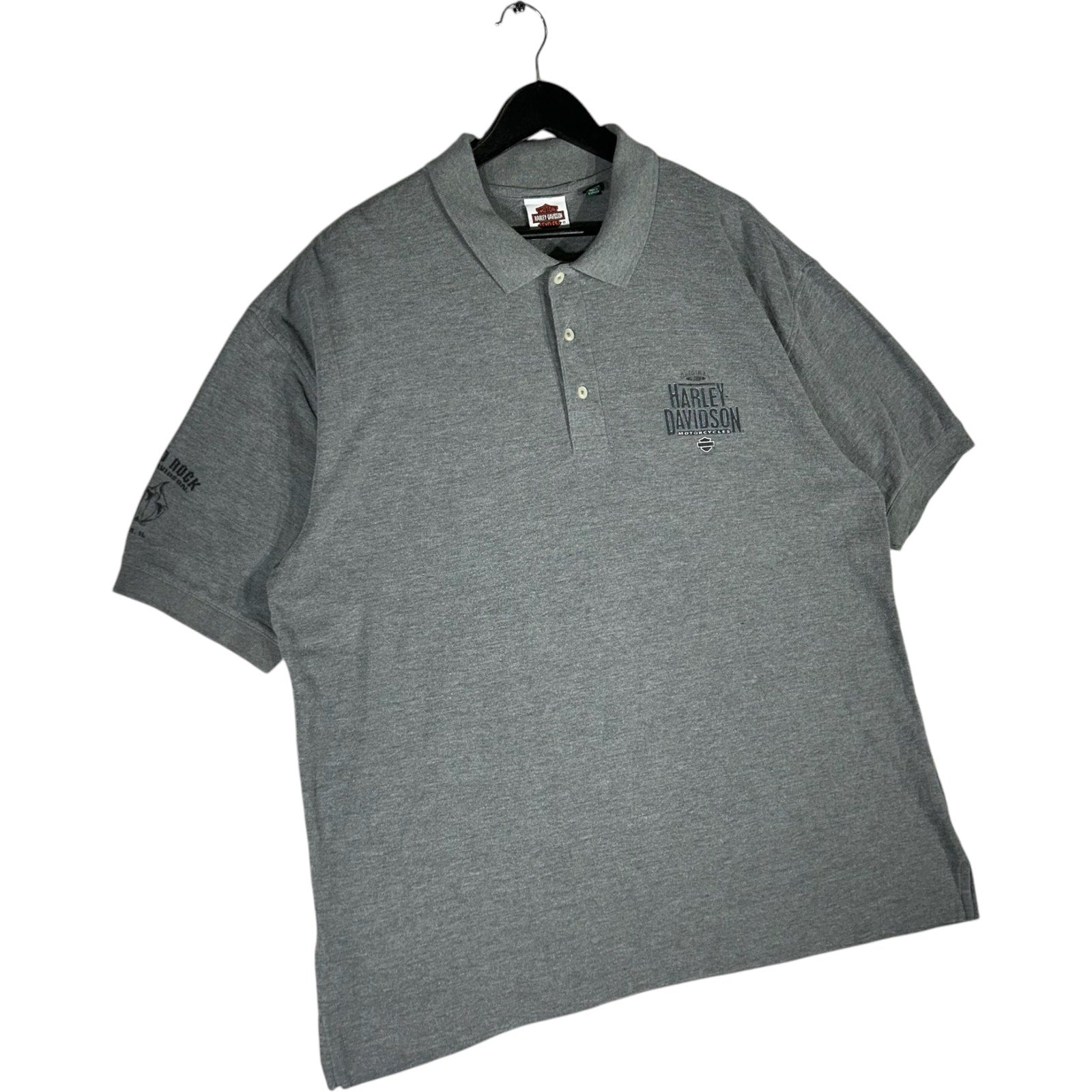 Collection of Harley Davidson Spellout Logo Short Sleeve Polo in a gallery layout