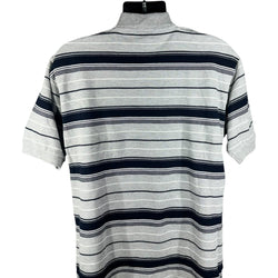 Collection of Lacoste Striped Short Sleeve Polo in a gallery layout