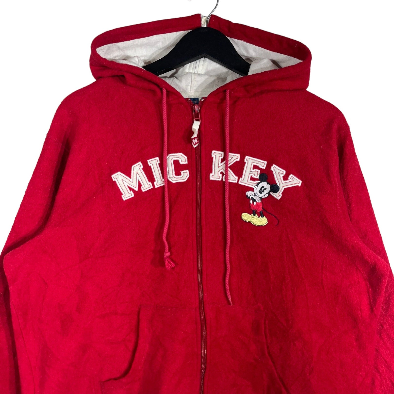 Collection of Disney Mickey Mouse Embroidered Full Zip Hoodie in a gallery layout