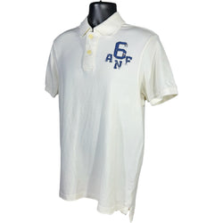 Collection of Abercrombie & Fitch Patch "6 ANF" Short Sleeve Polo in a gallery layout