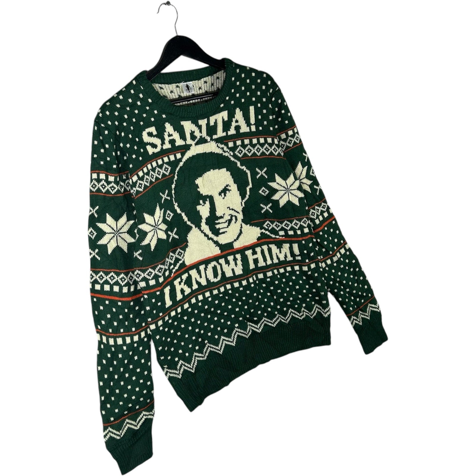 Collection of Elf "Santa I Know Him" Christmas Sweater in a gallery layout