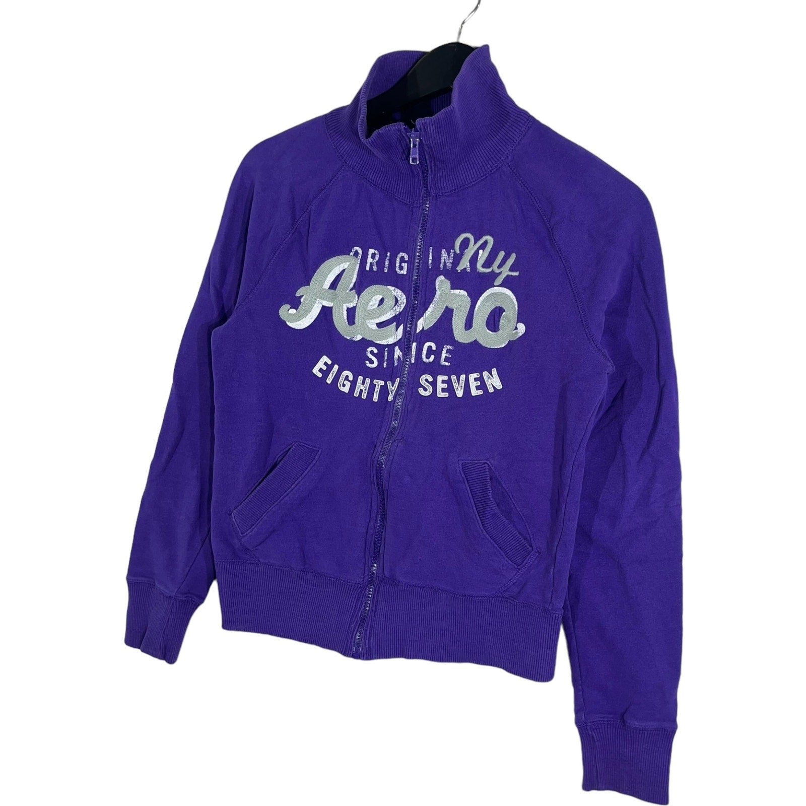 Collection of Women's Aeropostale Full Zip Light Jacket in a gallery layout