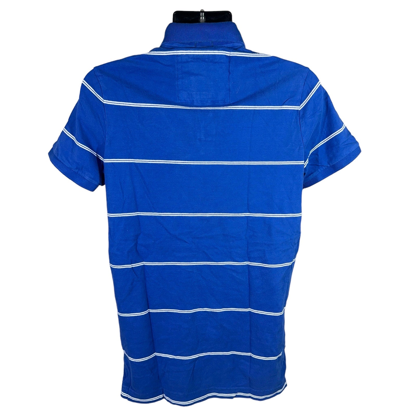 Collection of Abercrombie & Fitch Striped Muscle Fit Polo in a gallery layout