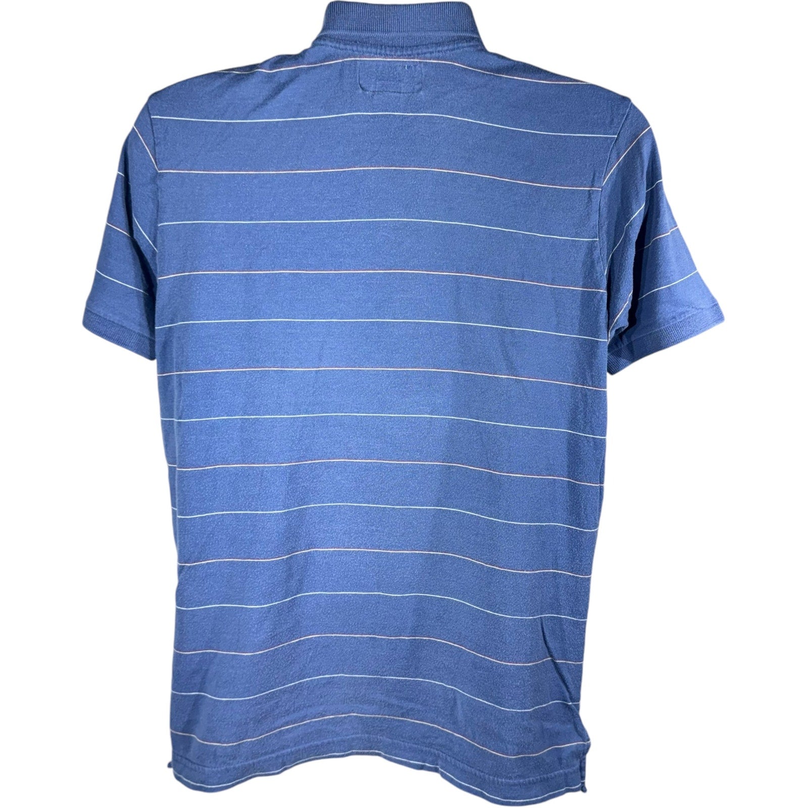 Collection of Abercrombie & Fitch Striped Short Sleeve Polo in a gallery layout