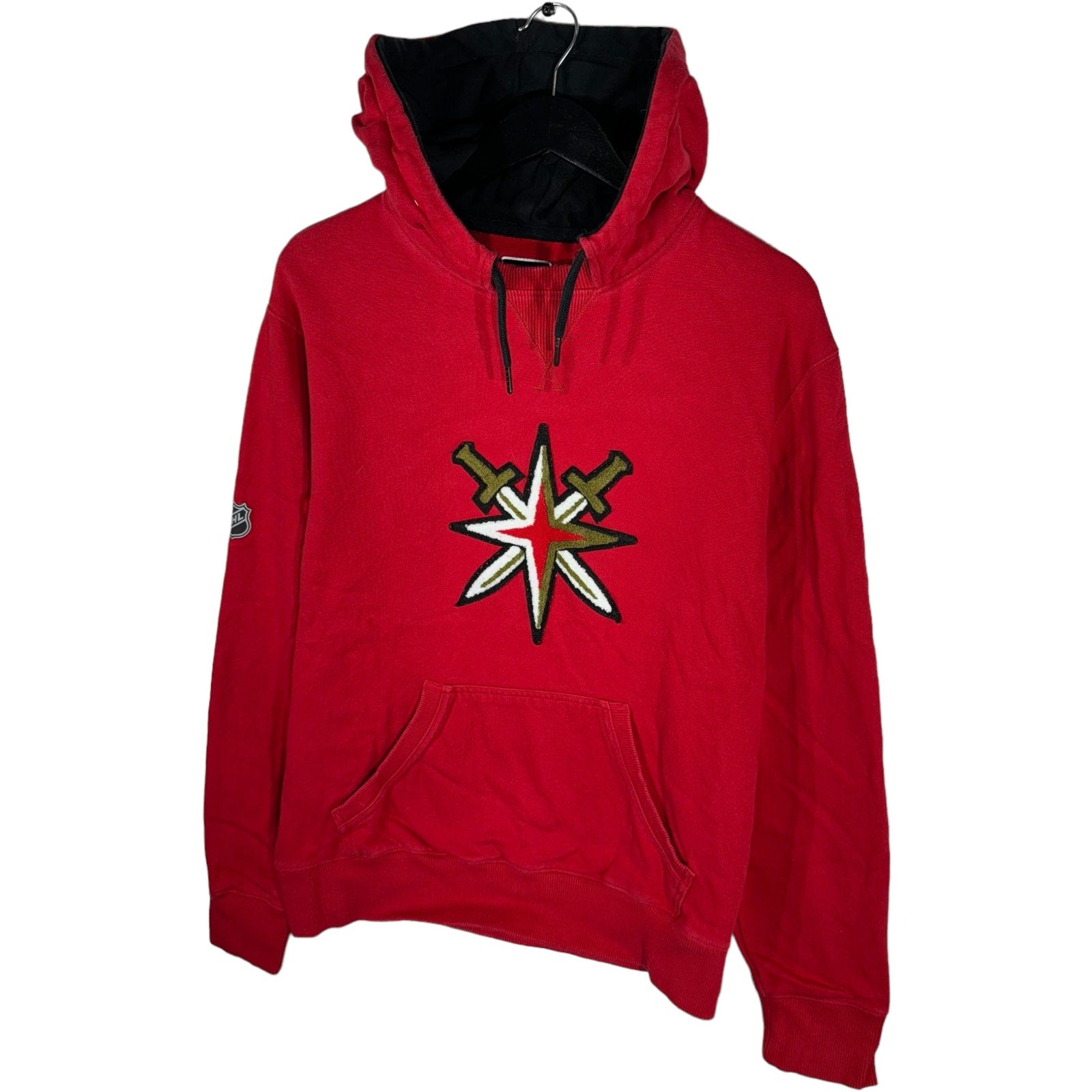 Collection of Fanatics Las Vegas Golden Nights Hockey Hoodie in a gallery layout