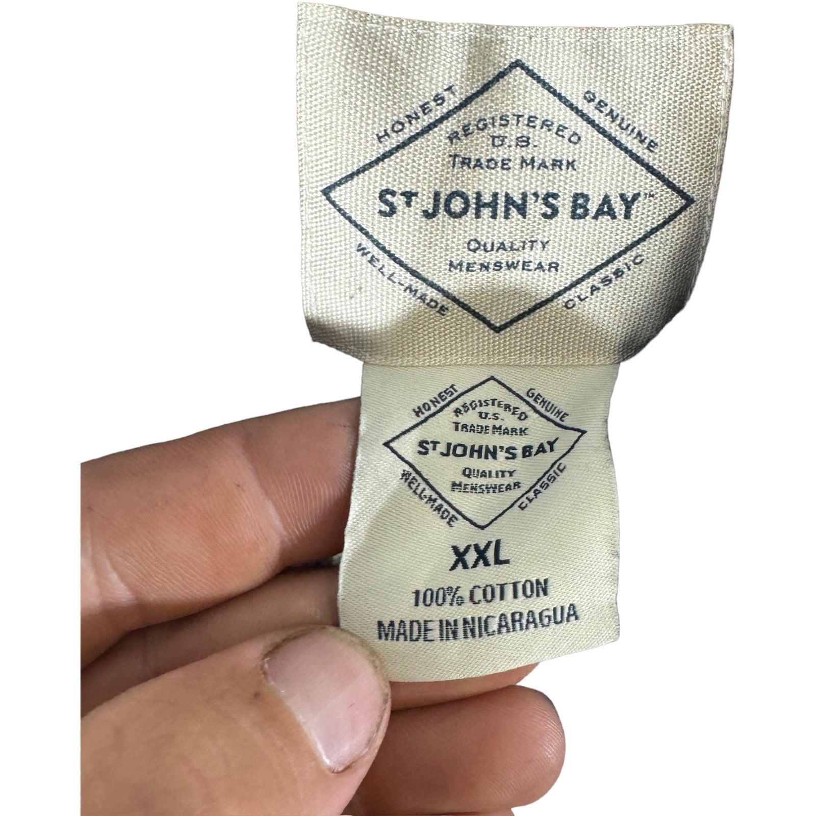 Collection of St John Bay Plaid Long Sleeve Flannel in a gallery layout