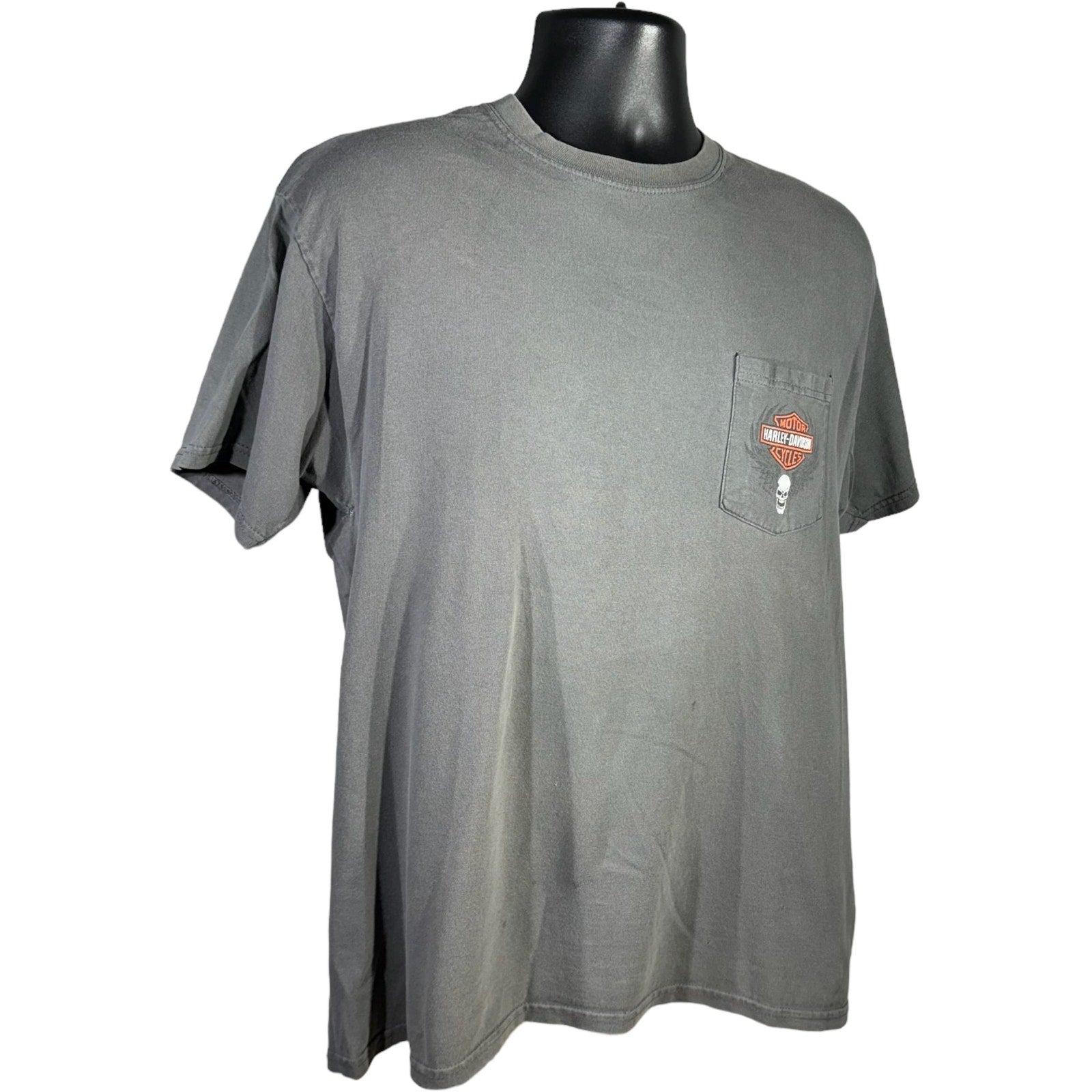 Collection of Laugerman's Harley Davidson York PA Pocket Tee in a gallery layout