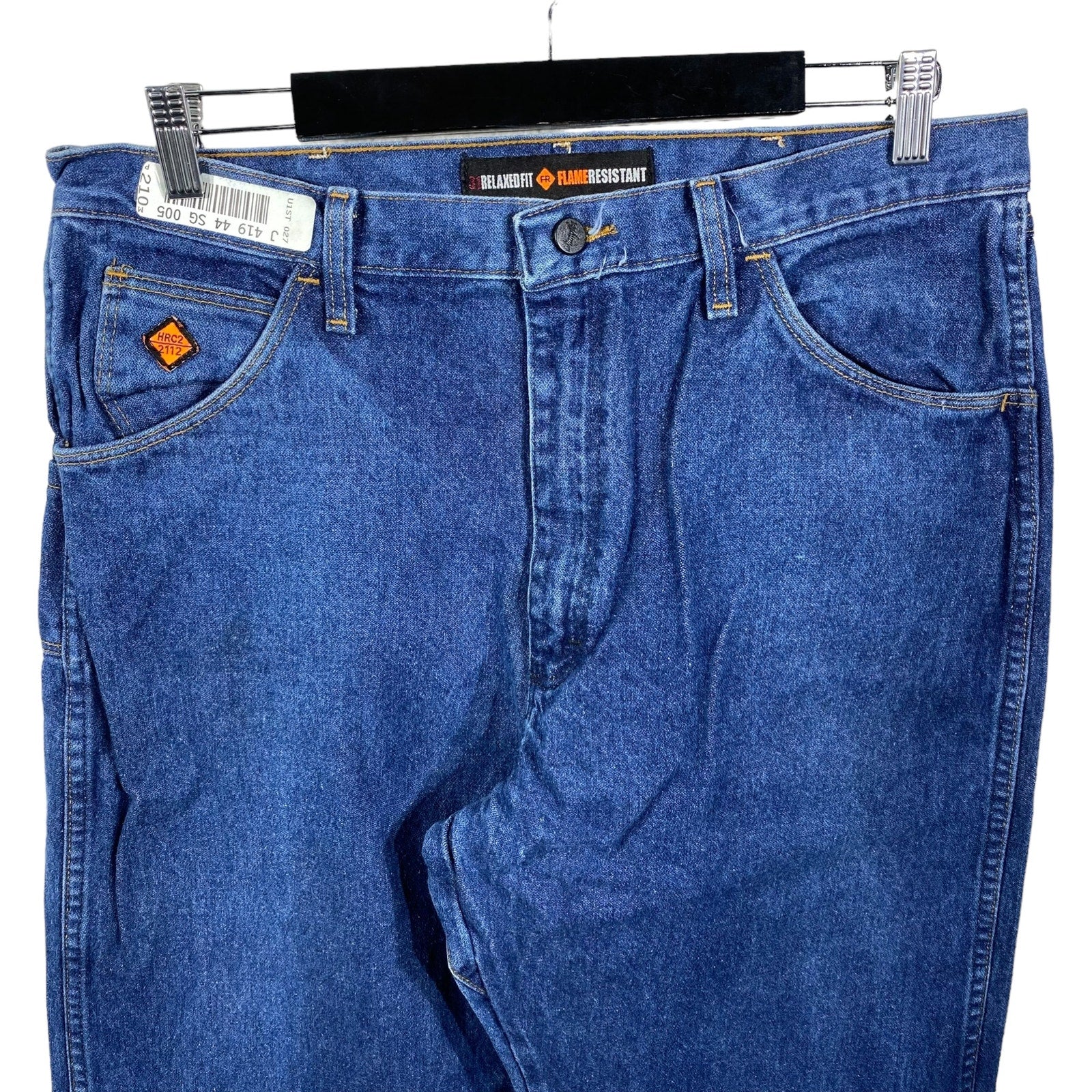 Collection of Wrangler Zip Fly Straight Leg Denim Pants in a gallery layout