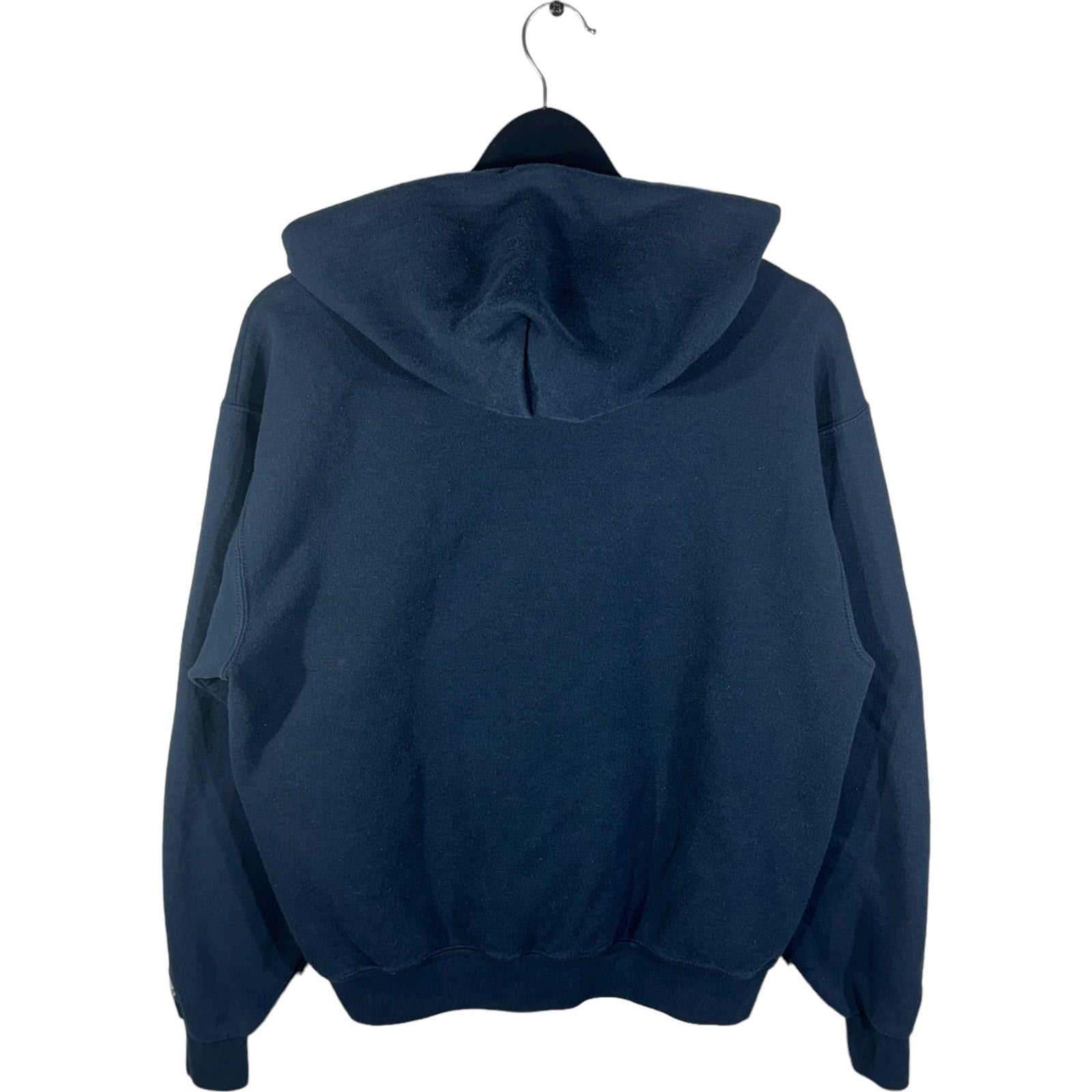 Collection of Champion University Of Michigan Spellout Hoodie in a gallery layout