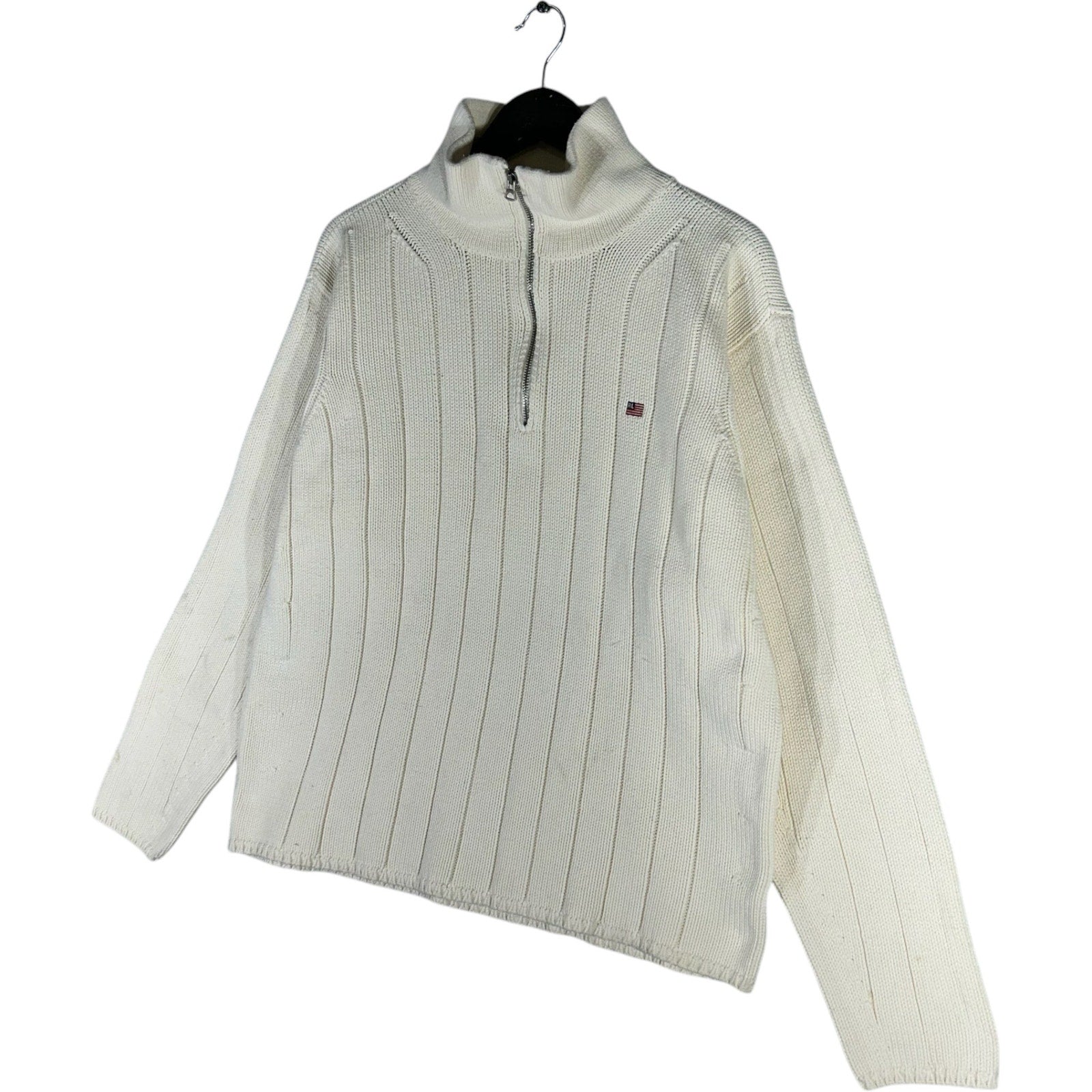 Collection of Polo Jeans Company 1/2 Zip Sweatshirt in a gallery layout