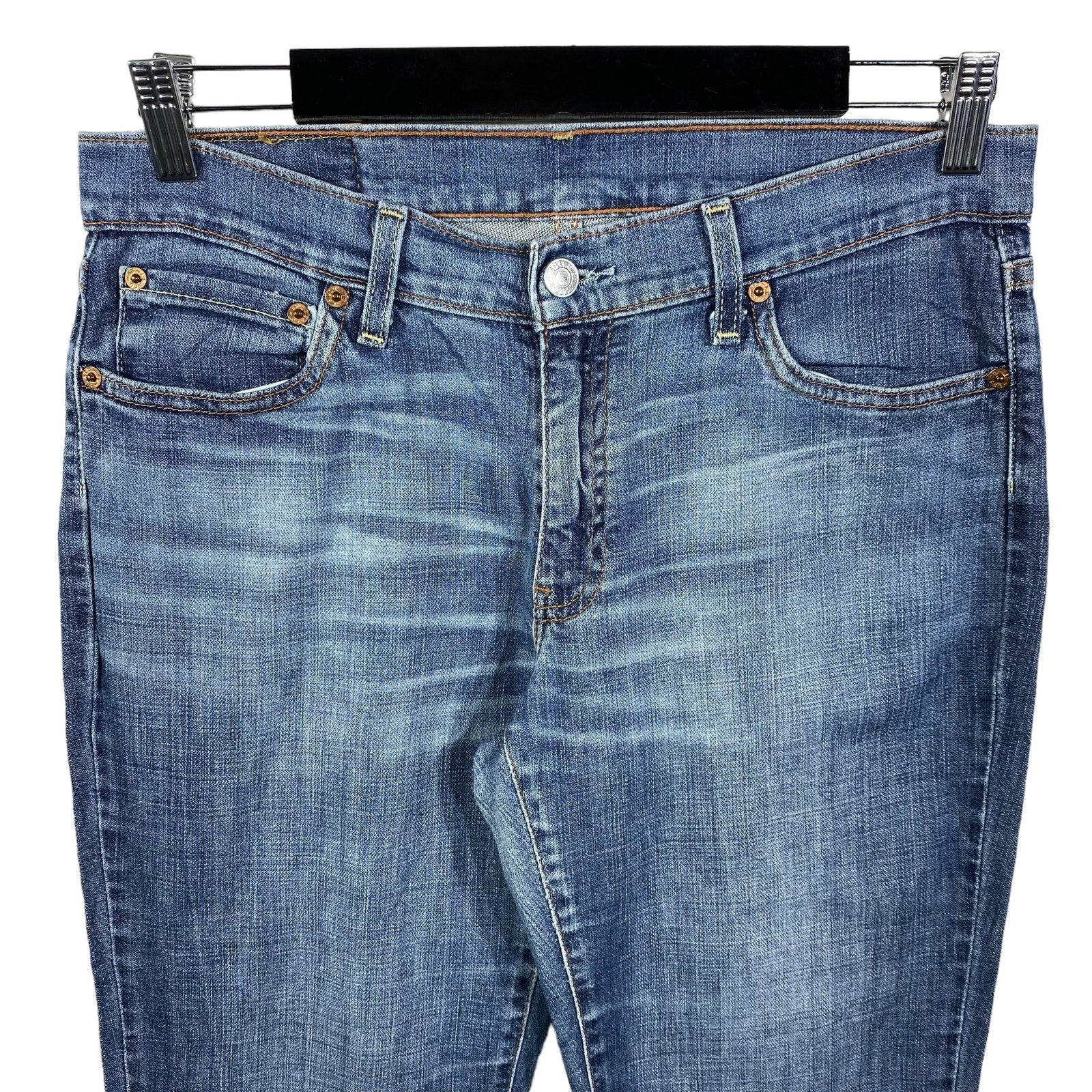 Collection of Women's Levi's Denim Boot Cut Jeans 31x31 in a gallery layout