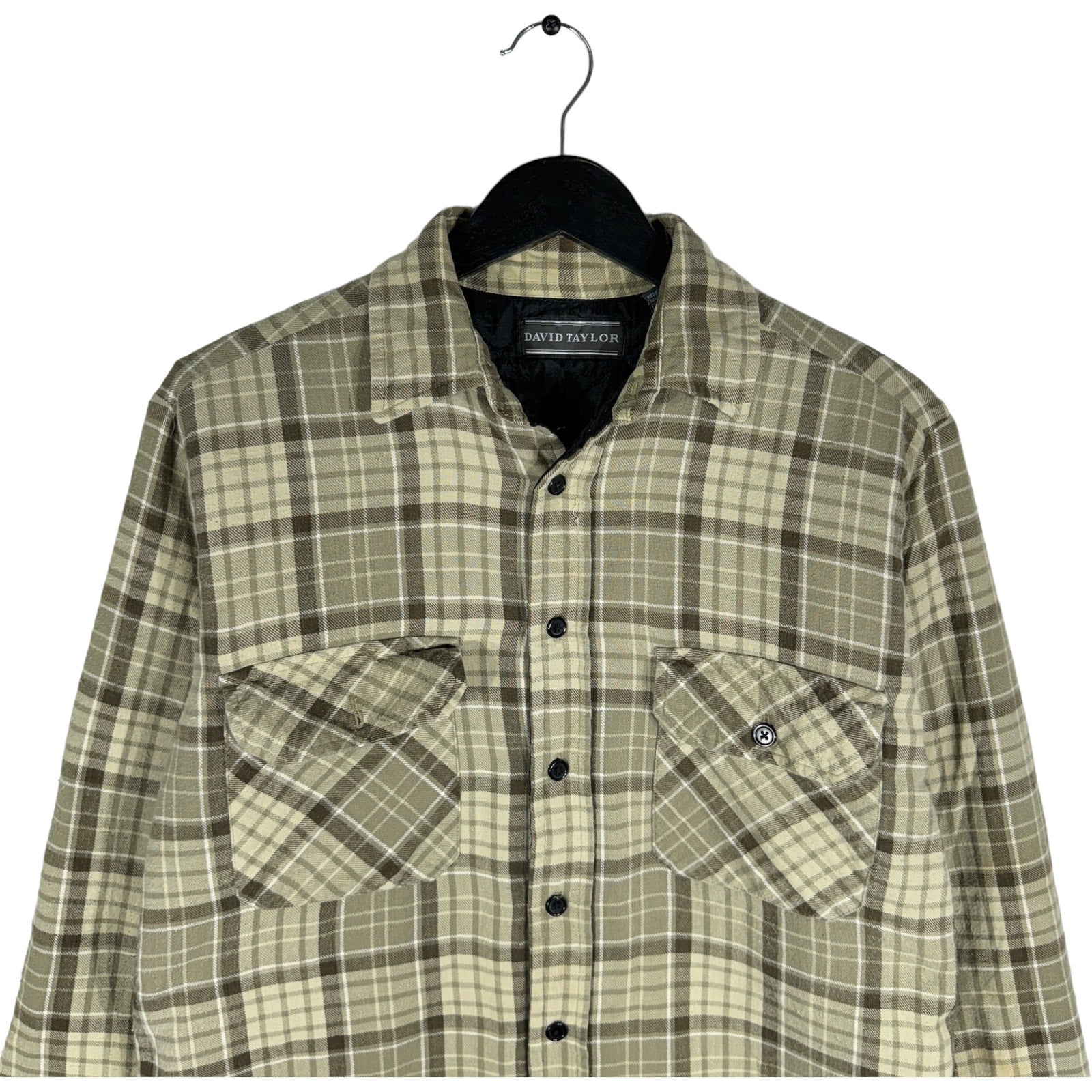 Collection of David Taylor Insulated Long Sleeve Plaid Flannel in a gallery layout