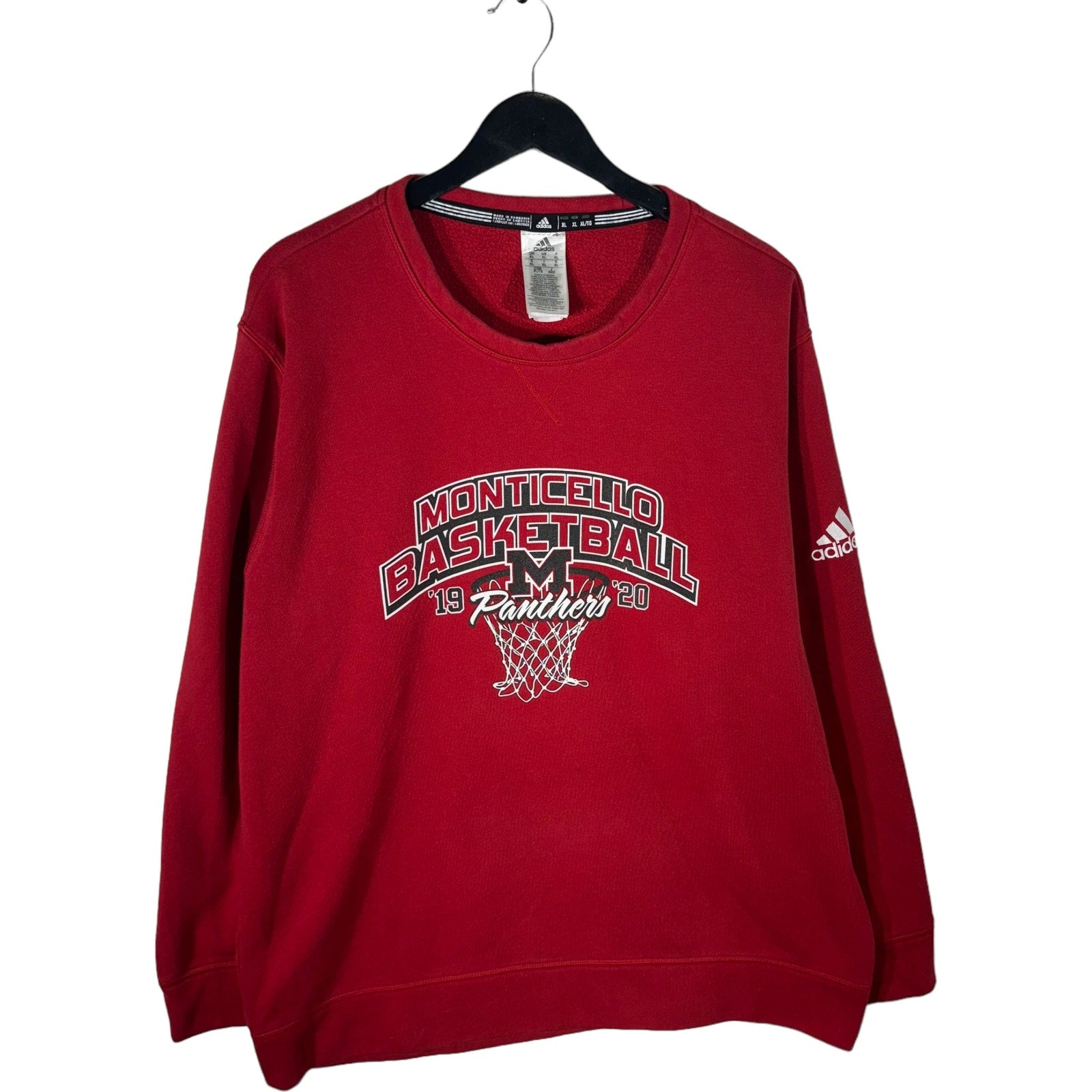 Collection of Adidas Monticello Basketball Crewneck in a gallery layout