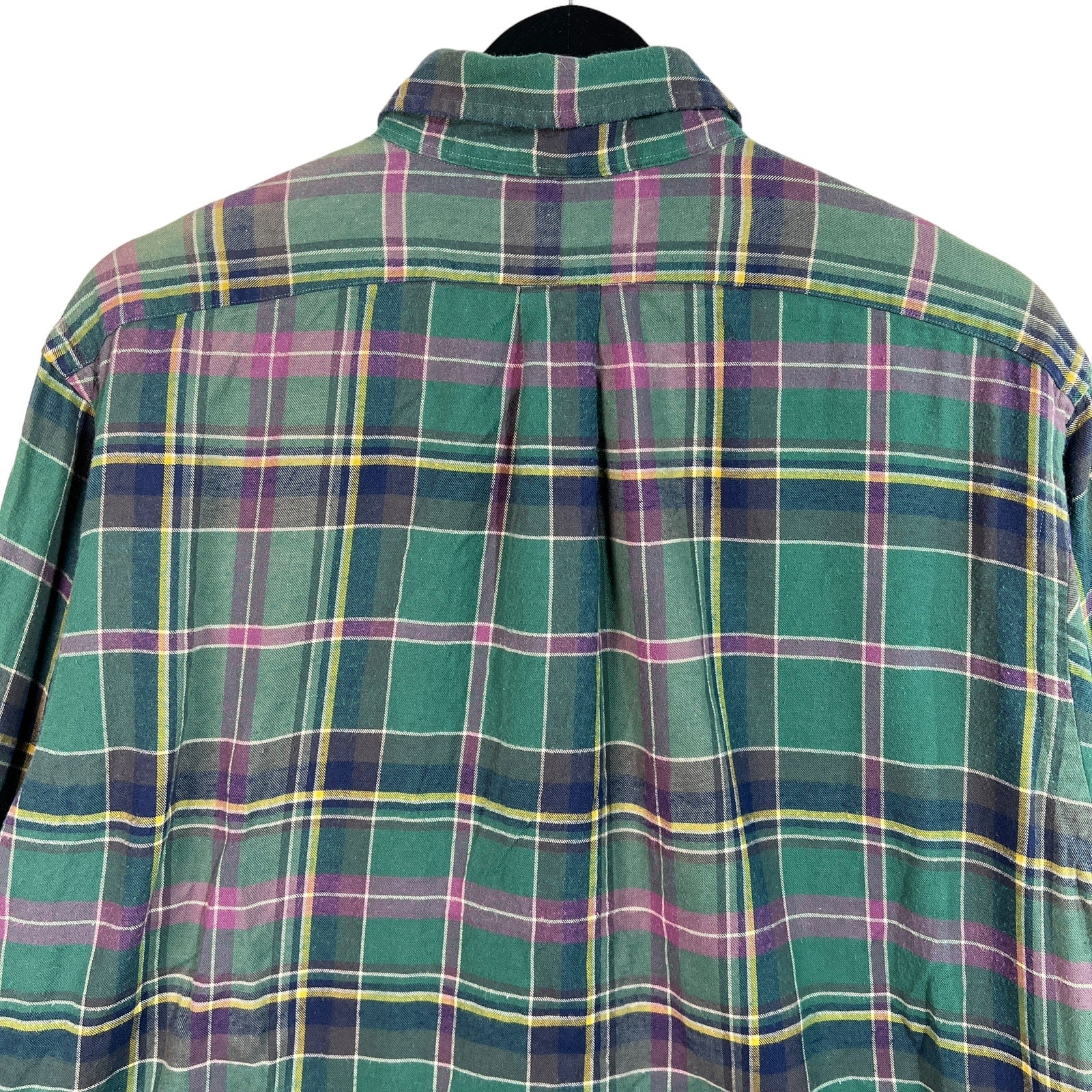 Collection of Vintage Polo Ralph Lauren Plaid Button Down Flannel in a gallery layout