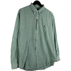 Collection of Ralph Lauren Checkered Long Sleeve Button Down Shirt in a gallery layout