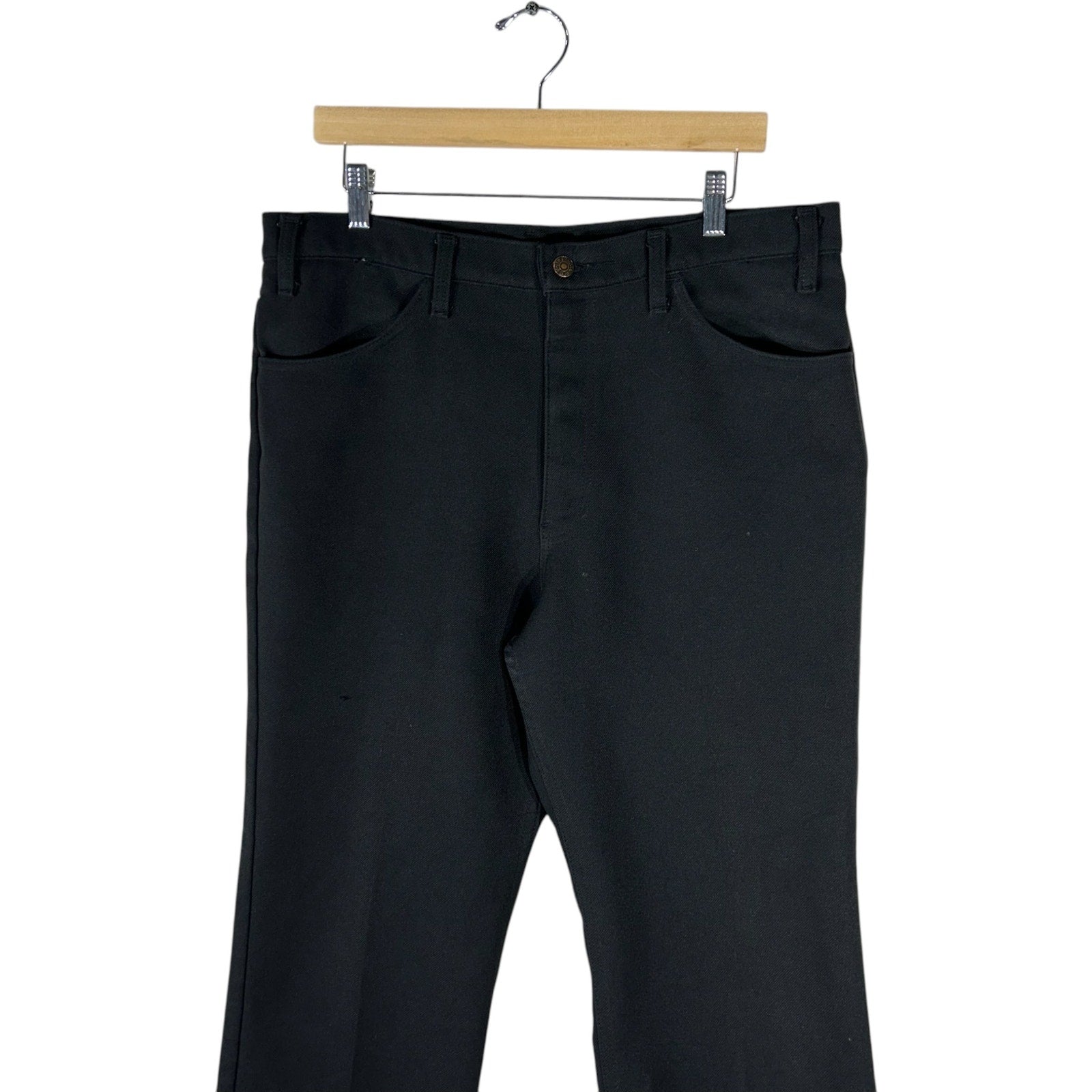 Collection of Vintage Levi's 100% Dacron Polyester Chino Pants 38x34 in a gallery layout