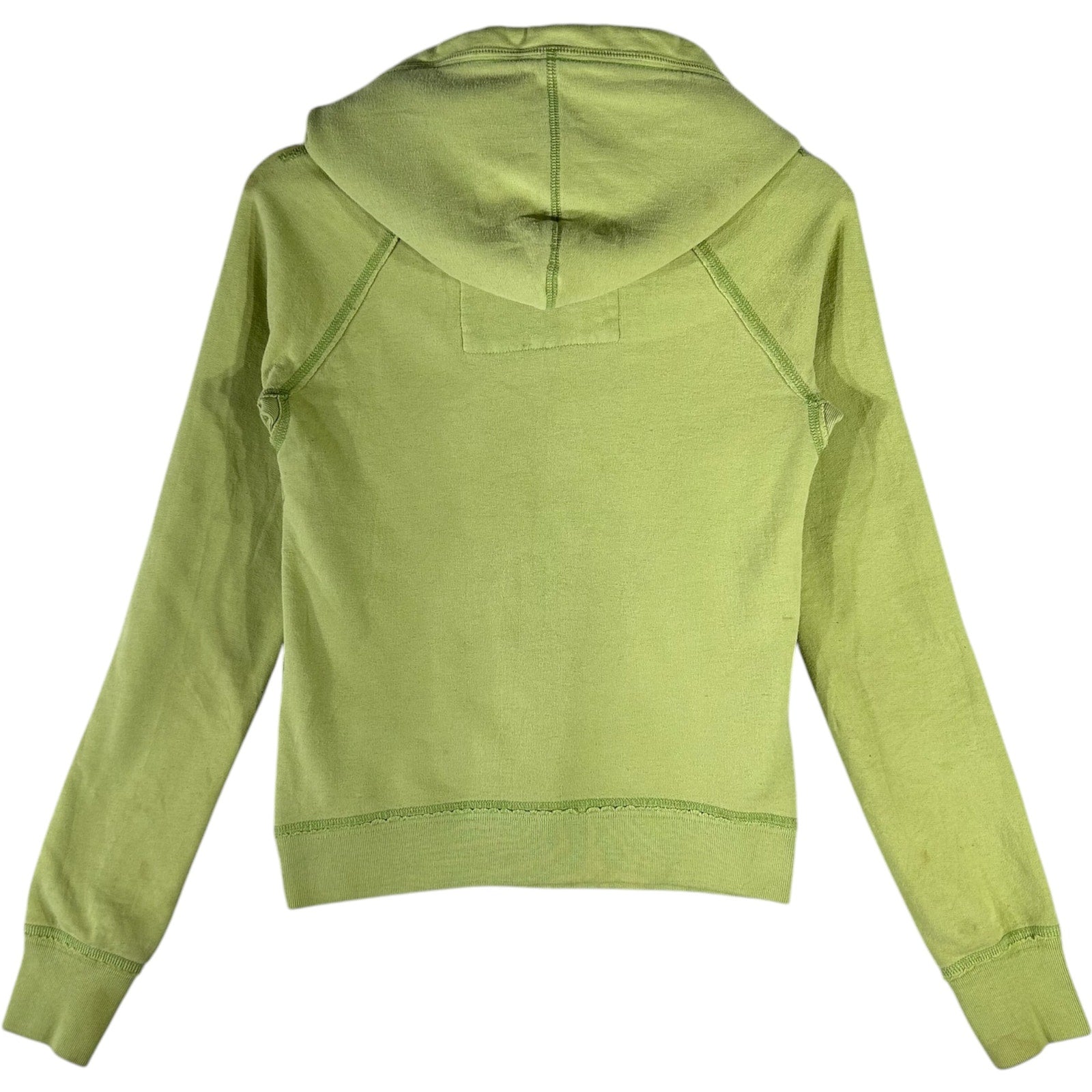 Collection of Women's Abercrombie & Fitch Spellout Logo Hoodie in a gallery layout