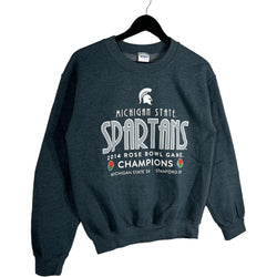 Collection of Vintage Michigan State Spartans Rose Bowl Champions Crewneck in a gallery layout