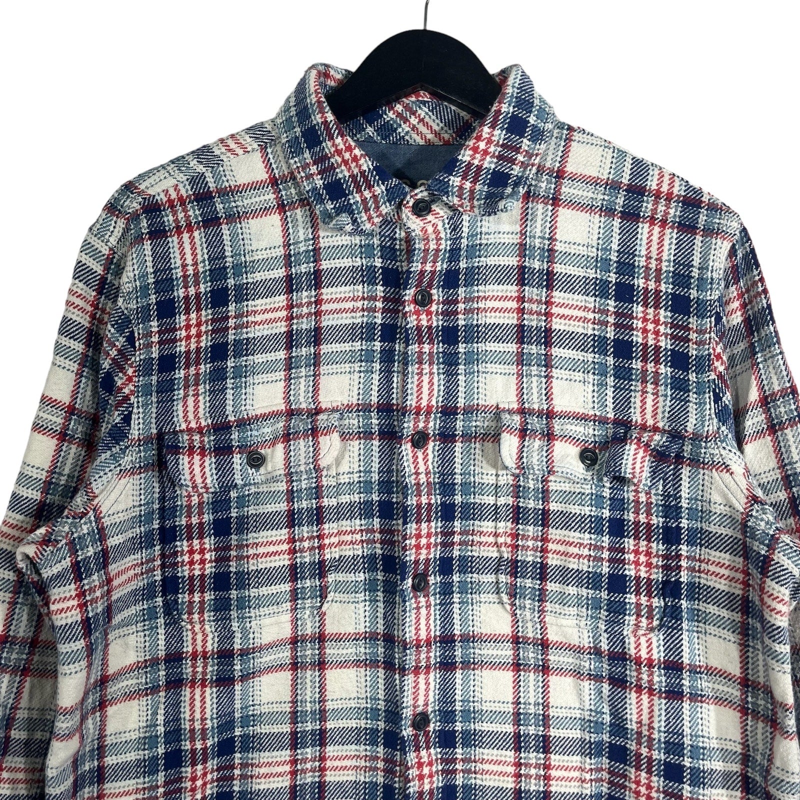Collection of Vintage Gap Plaid Long Sleeve Flannel in a gallery layout
