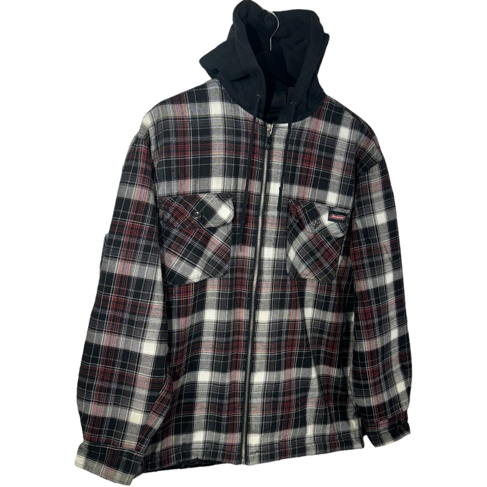 Collection of Hooded Long Sleeve Button Ups in a gallery layout
