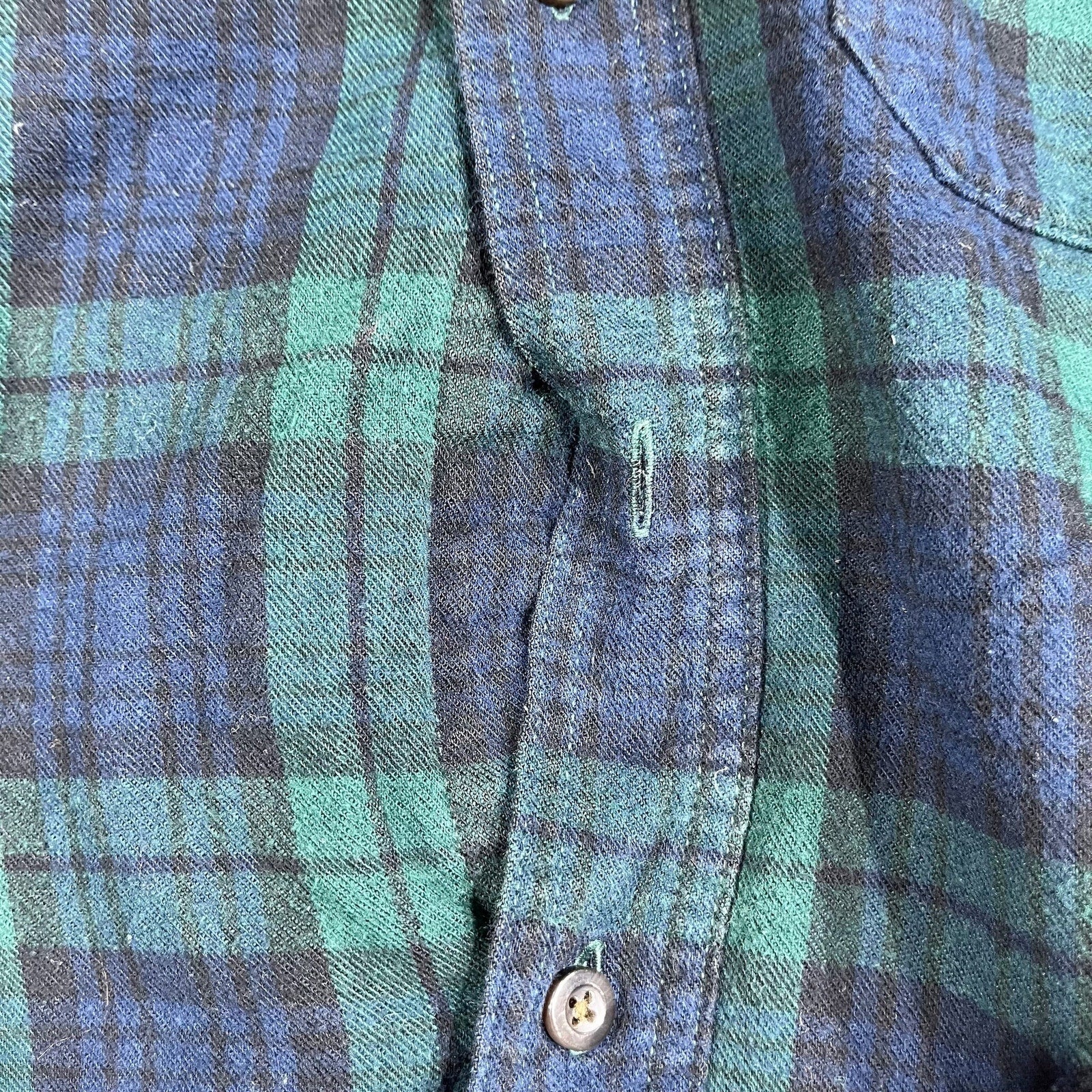 Collection of L.L. Bean Plaid Long Sleeve Flannel in a gallery layout