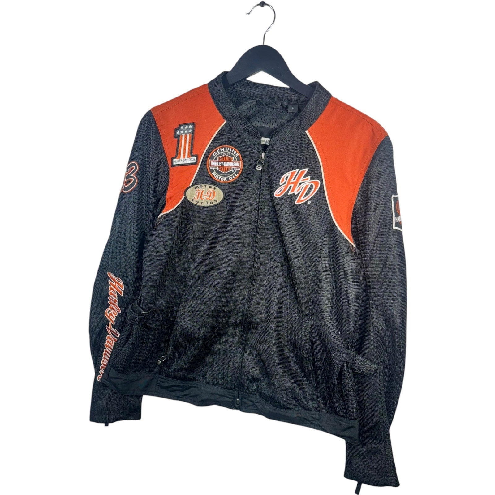 Collection of Harley Davidson Riding Gear Mesh Biker Jacket in a gallery layout