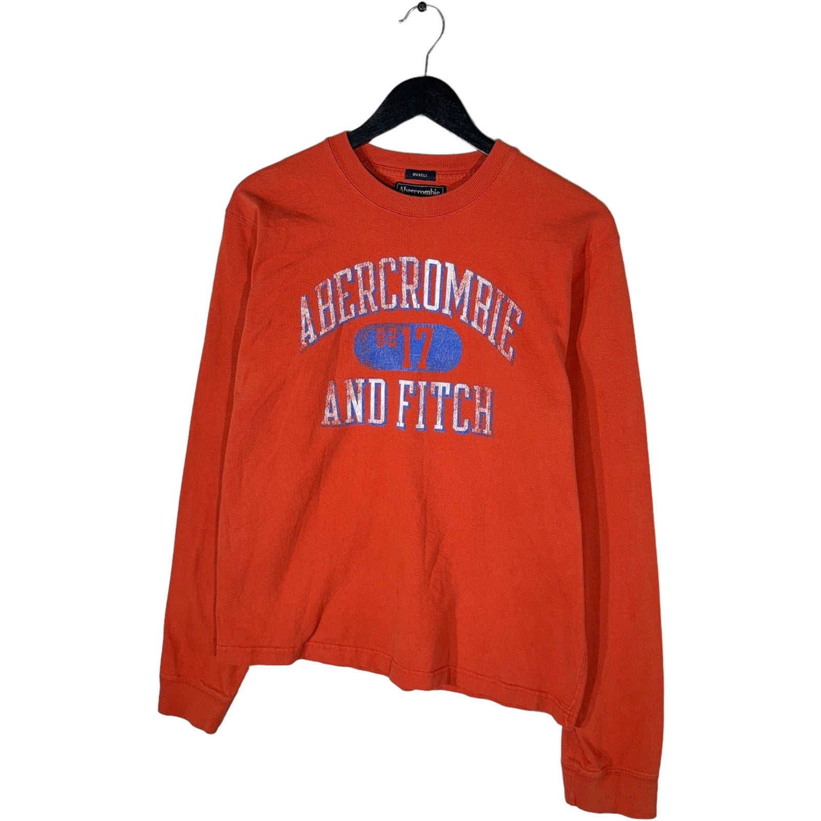 Collection of Abercrombie & Fitch Muscle Fit Crewneck in a gallery layout