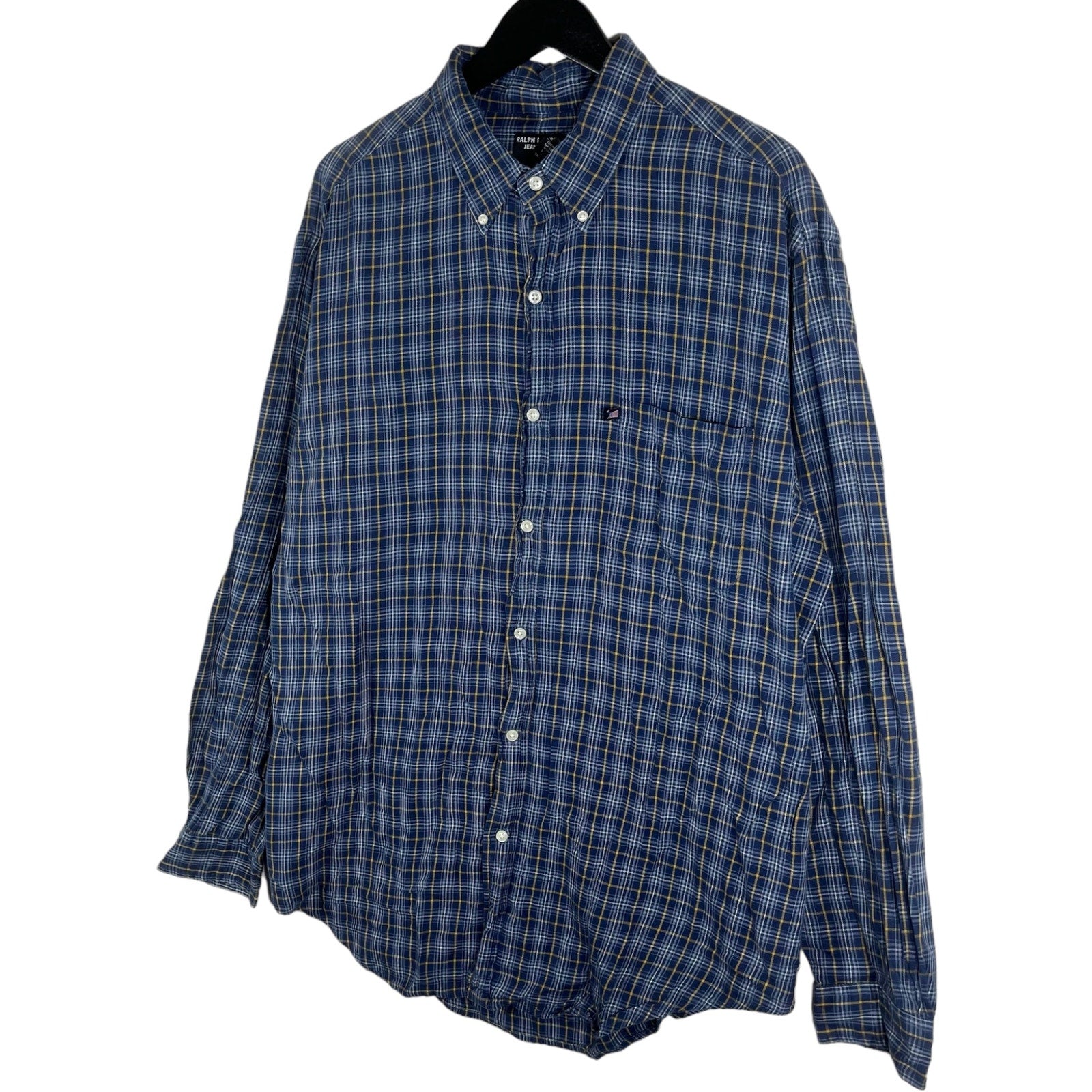 Collection of Ralph Lauren Jeans Co. Plaid Long Sleeve Button Down in a gallery layout