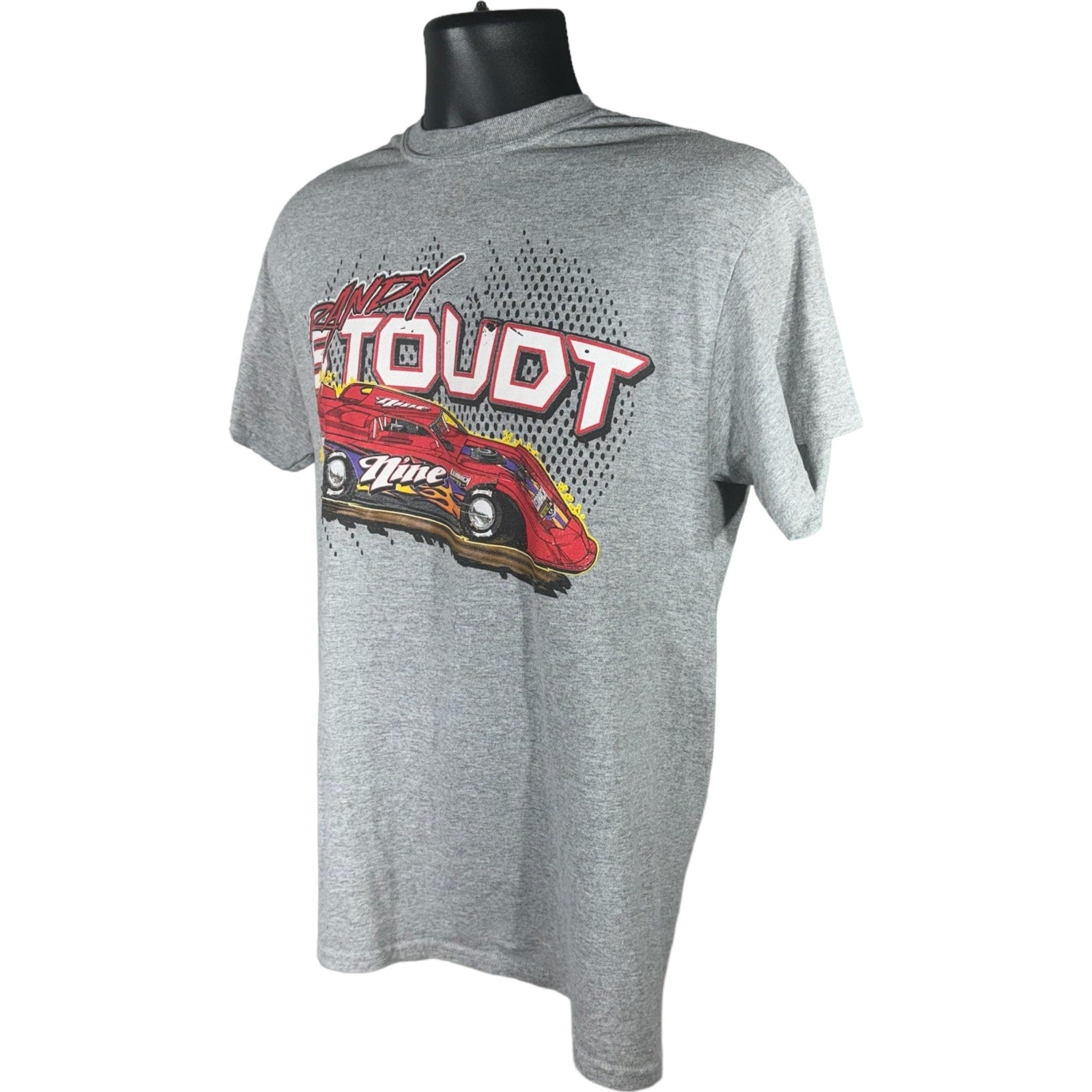 Collection of Randy Stoudt Leinback Motorsports Racing Short Sleeve Tee in a gallery layout