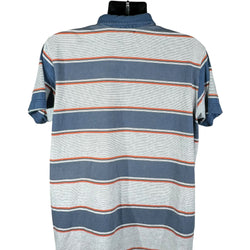 Collection of Abercrombie & Fitch Striped Short Sleeve Polo in a gallery layout