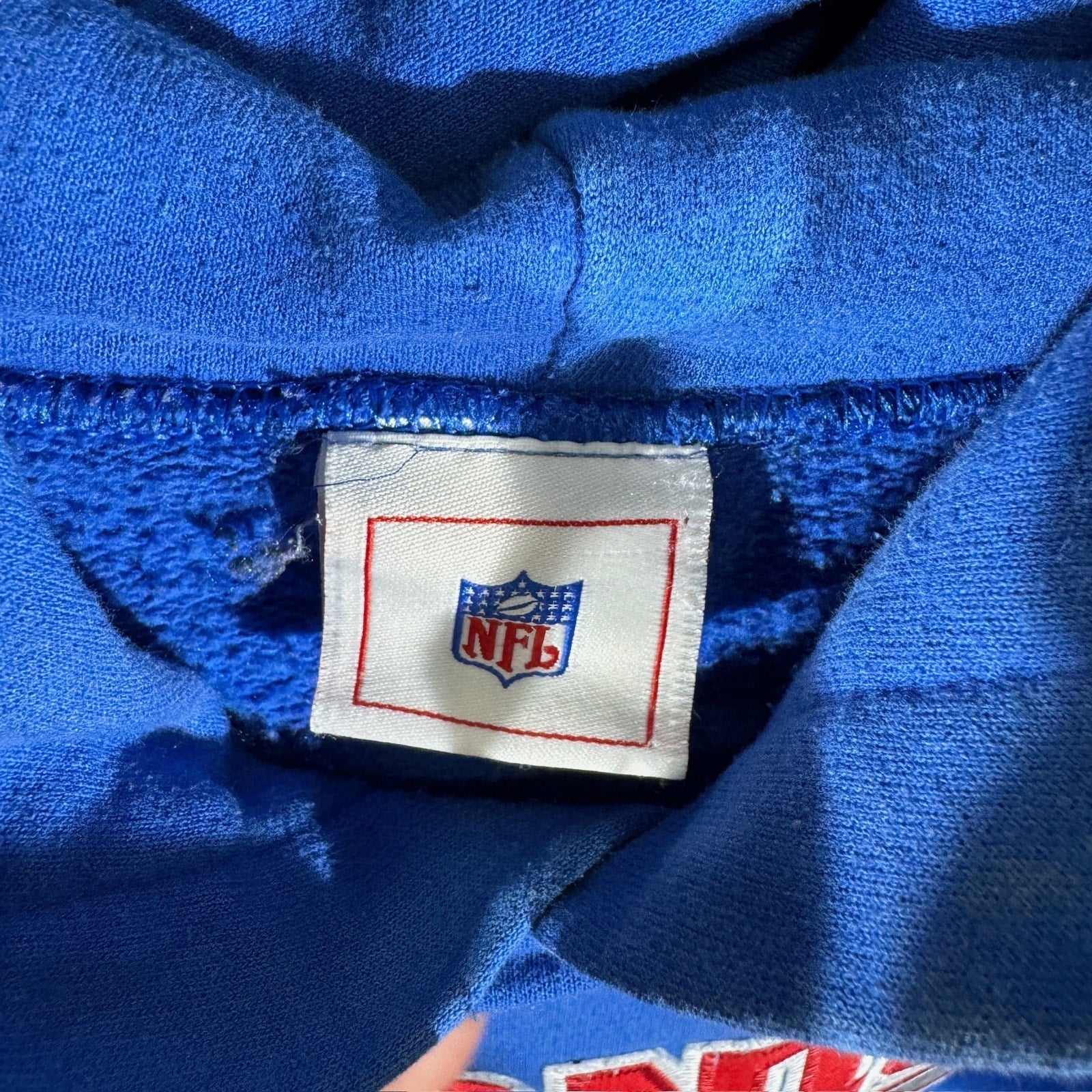 Collection of NFL New York Giants Spellout Hoodie in a gallery layout