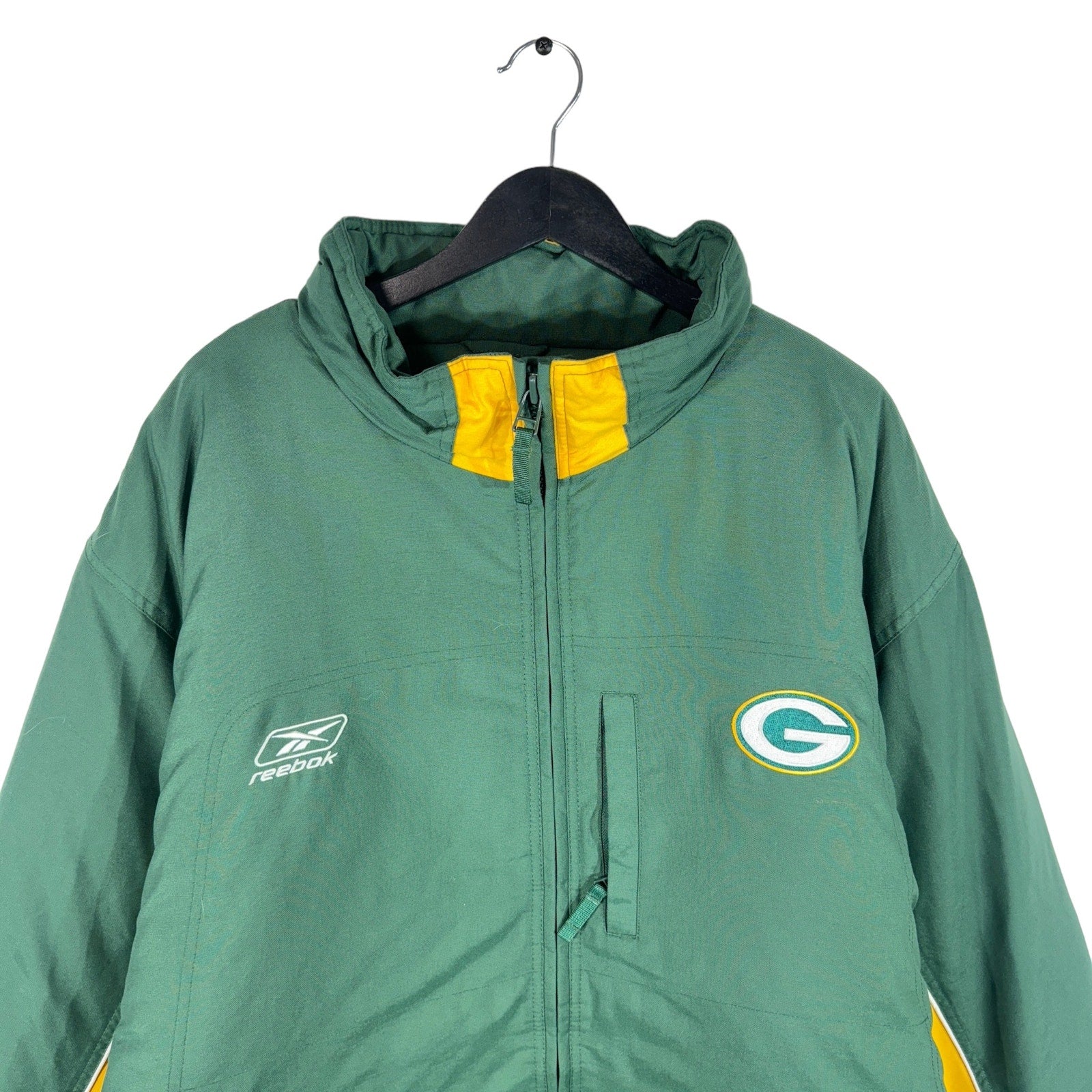 Collection of Reebok NFL Green Bay Packers Jacket in a gallery layout