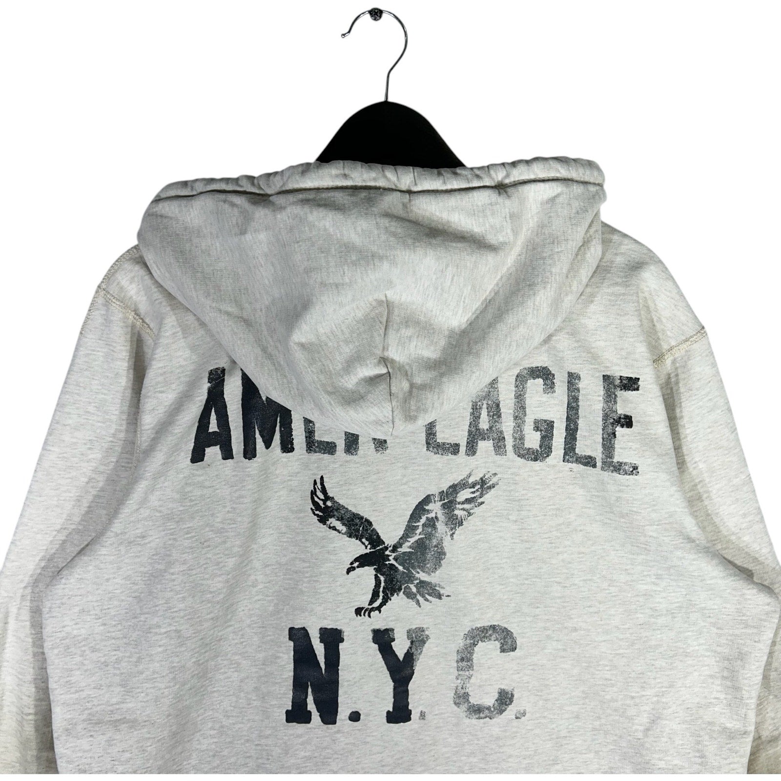 Collection of American Eagle Full Zip Hoodie in a gallery layout