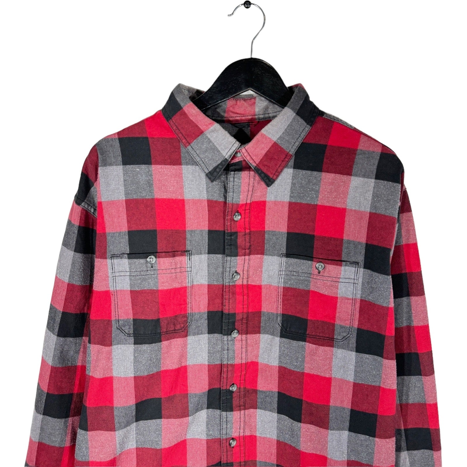 Collection of Timberland Plaid Long Sleeve Flannel in a gallery layout