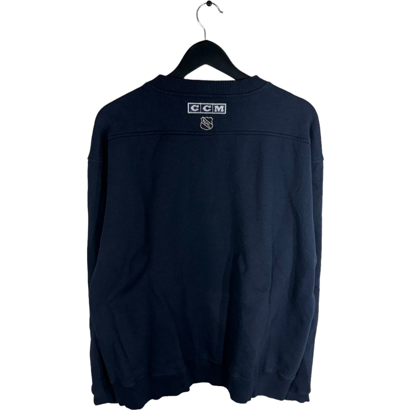 Collection of CCM NHL Toronto Maple Leafs Crewneck in a gallery layout