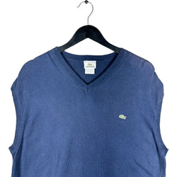 Collection of Lacoste V-Neck Sweater Vest in a gallery layout