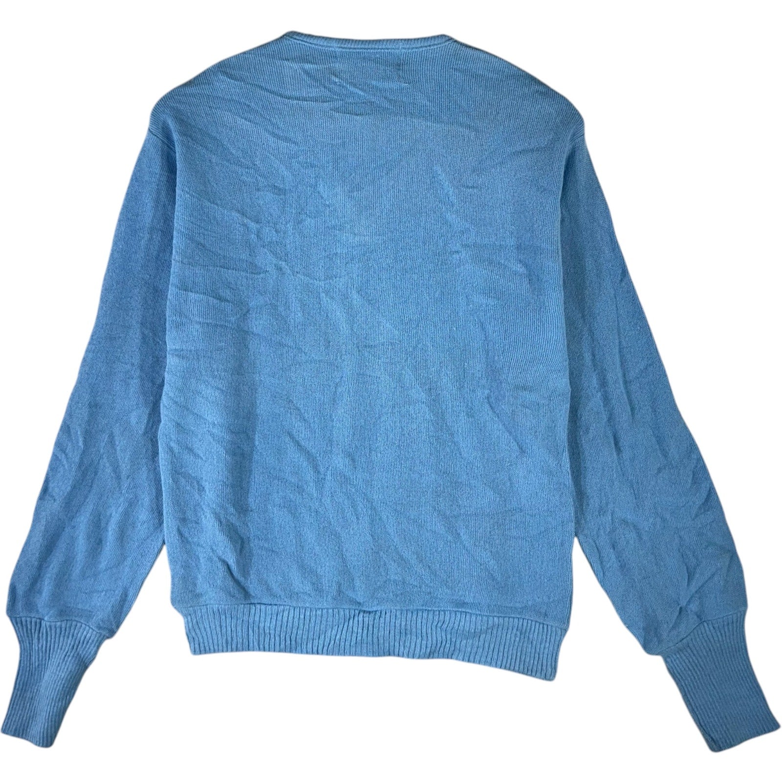 Collection of Vintage Green Tiger by Heritage Knit V-Neck Sweater in a gallery layout