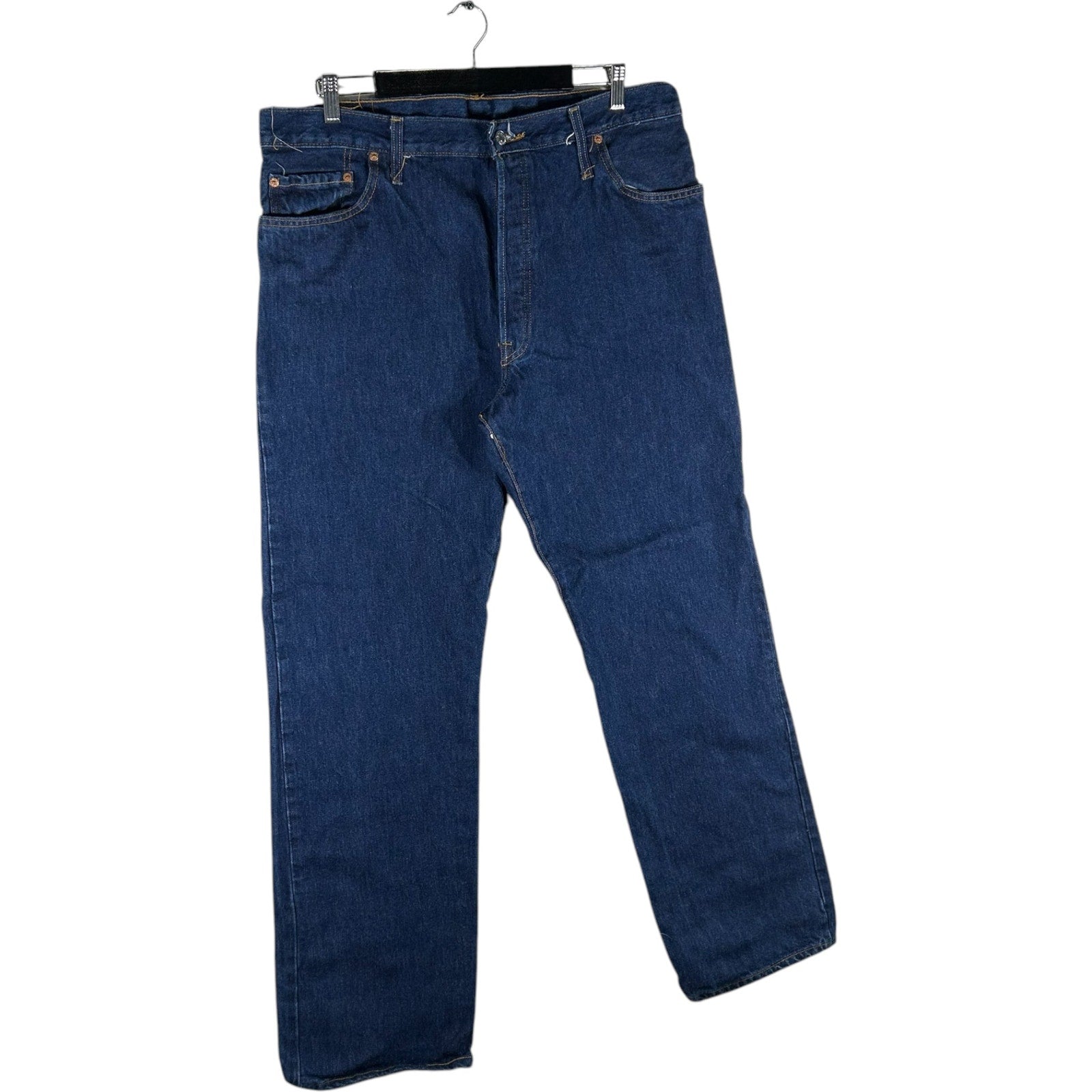 Collection of Levi's Denim Straight Leg Jeans 40x32 in a gallery layout