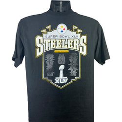 Collection of Reebok Superbowl XLV Pittsburgh Steelers Tee in a gallery layout