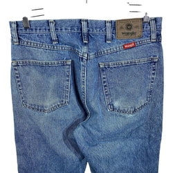 Collection of Wrangler Denim Regular Fit Straight Leg Jeans in a gallery layout